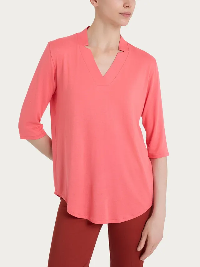 Ragno Viscosa Summer maglietta scollo a V dubarry manica 3/4