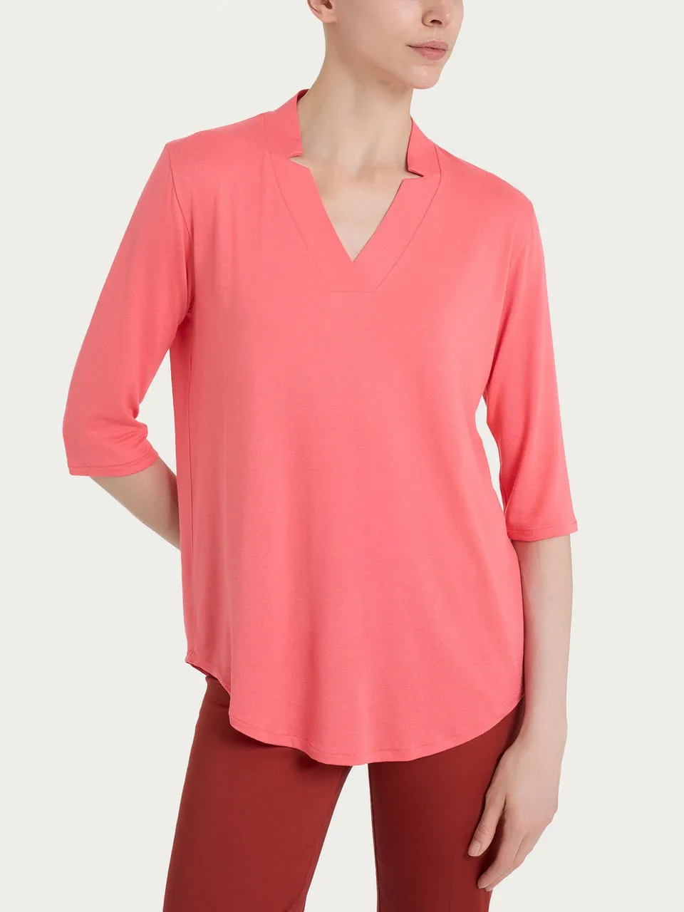 Ragno Viscosa Summer maglietta scollo a V dubarry manica 3/4