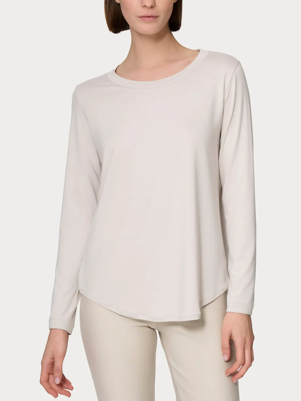 Ragno Viscosa Summer t-shirt maniche lunghe champignon traspirante