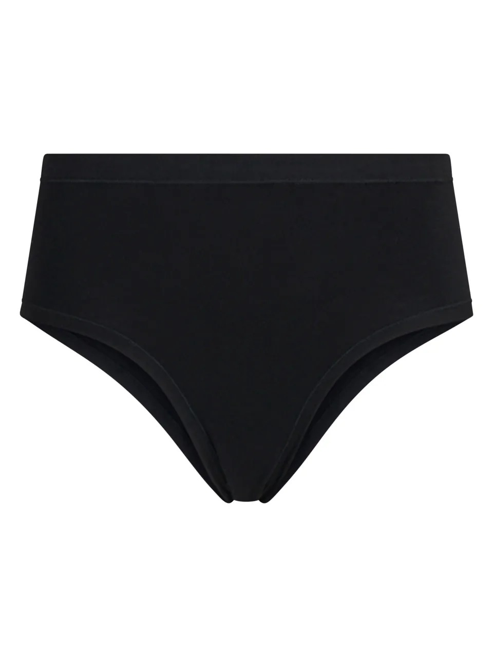 Ragno Comfort slip midi Nero Bipack cotone invisibile
