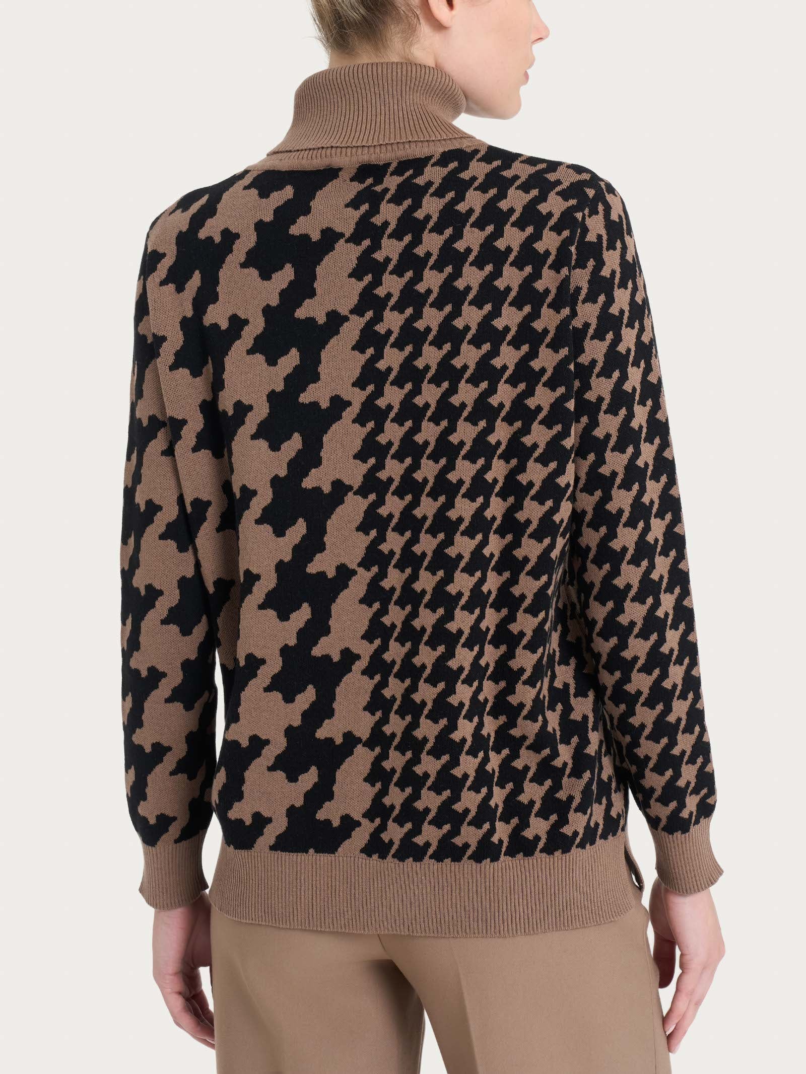 Ragno Winter Cotton Dolcevita Maglia Pine Bark Soft