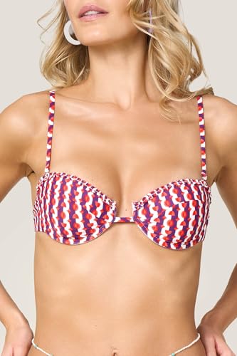 Goldenpoint Circus Balconcino con Ferretto Top Bikini Fantasia Geometrica