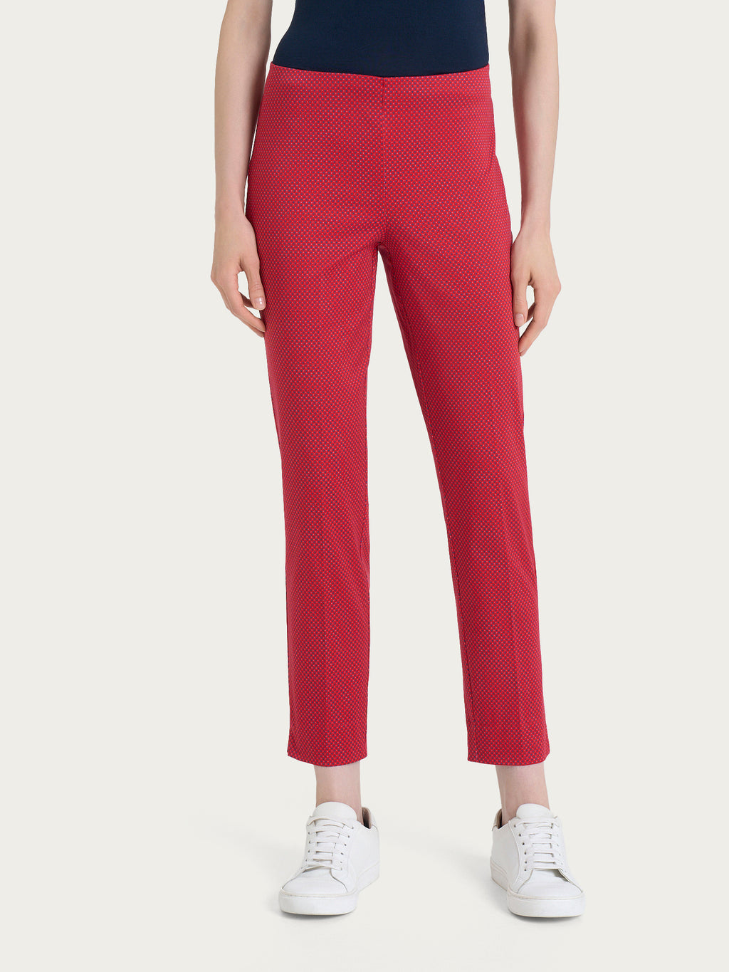 Ragno Satin Power pantalone capri fant salsa skinny