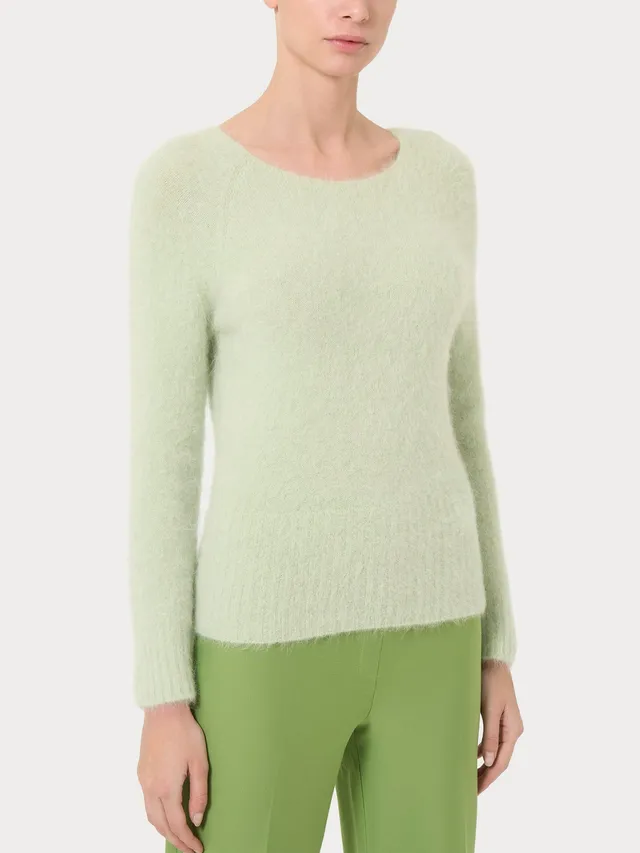 Ragno Merino Soft Girocollo Maglia Gleam misto lana alpaca
