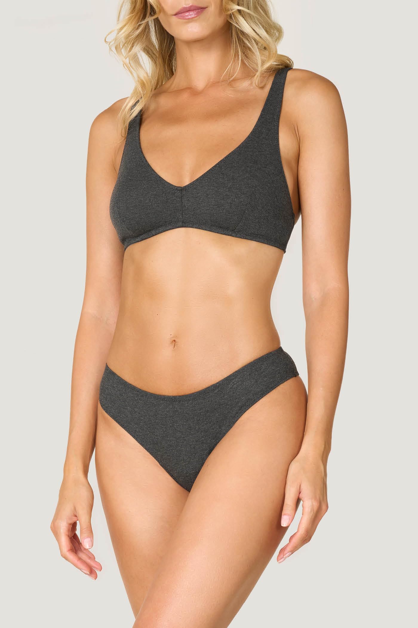 Goldenpoint Bralette Donna a Costine in Cotone