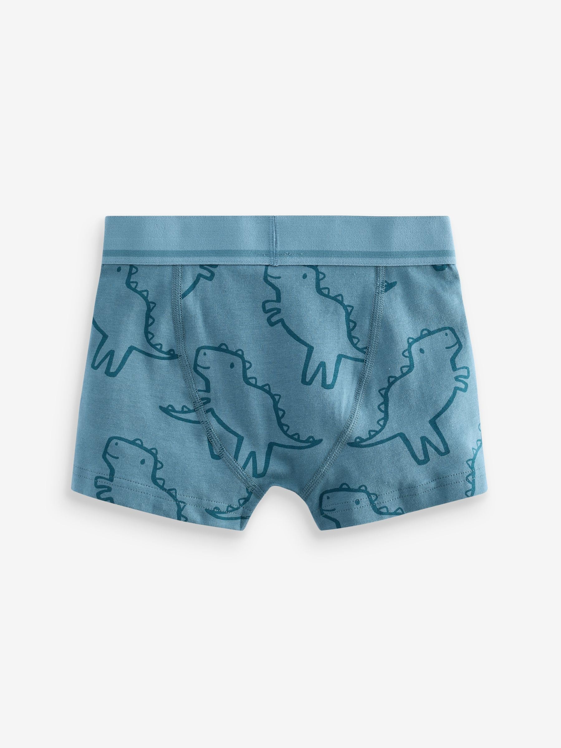 Next boxer ragazzo aderenti 5 pezzi dino blu cotone
