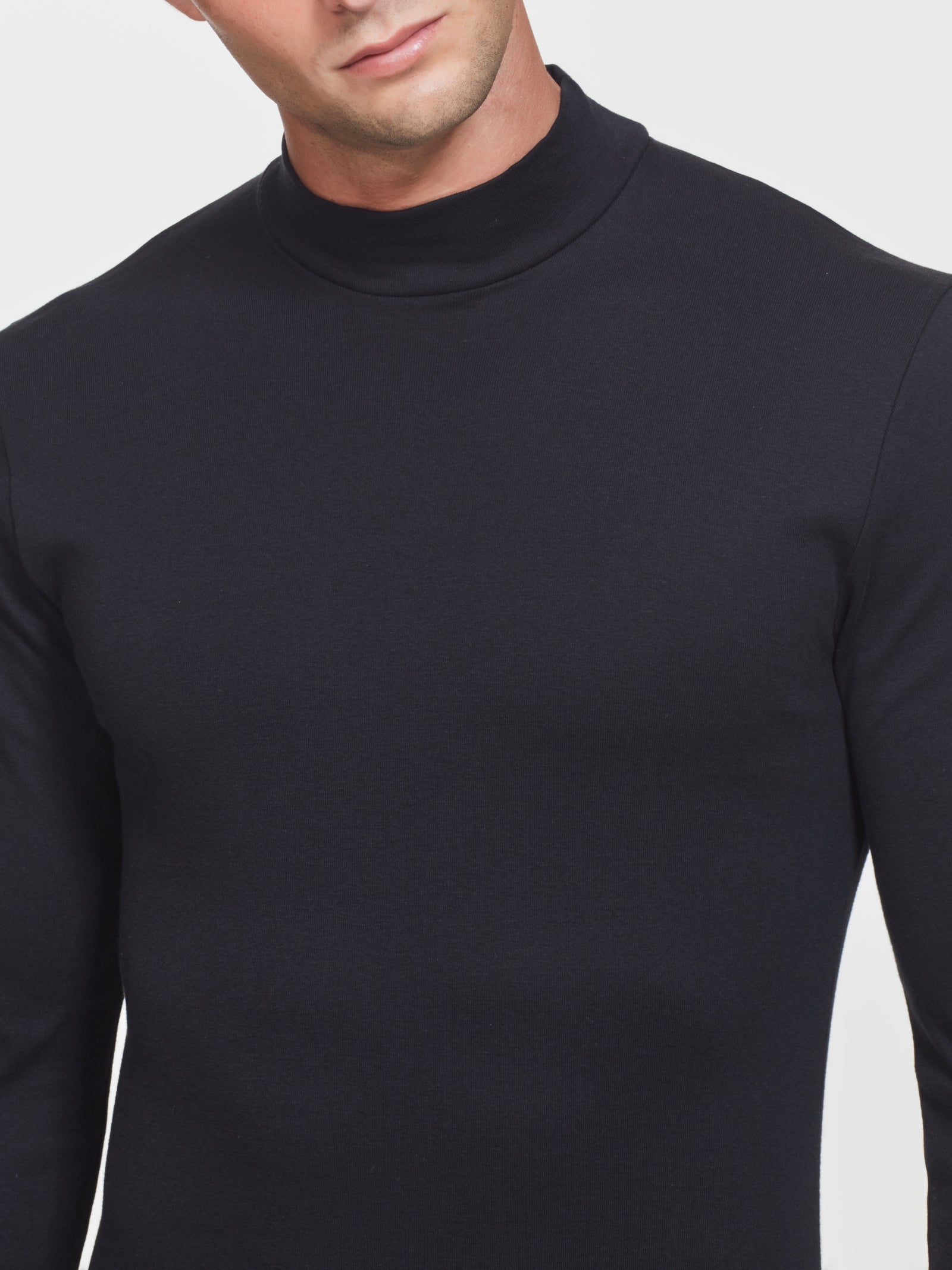 Ragno Four Seasons lupetto maglia nera caldo cotone