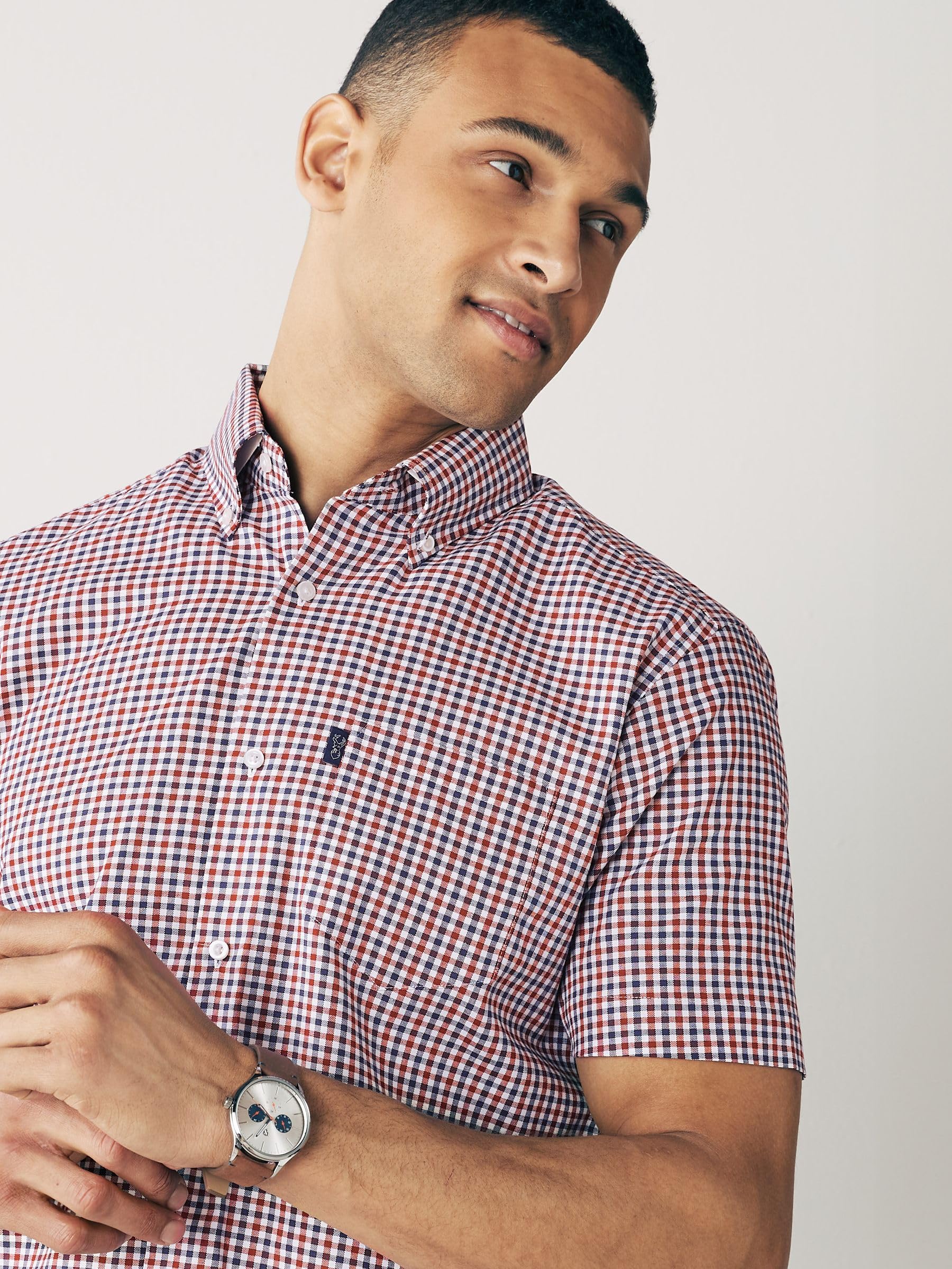 Geo Next camicia uomo oxford maniche corte regular fit