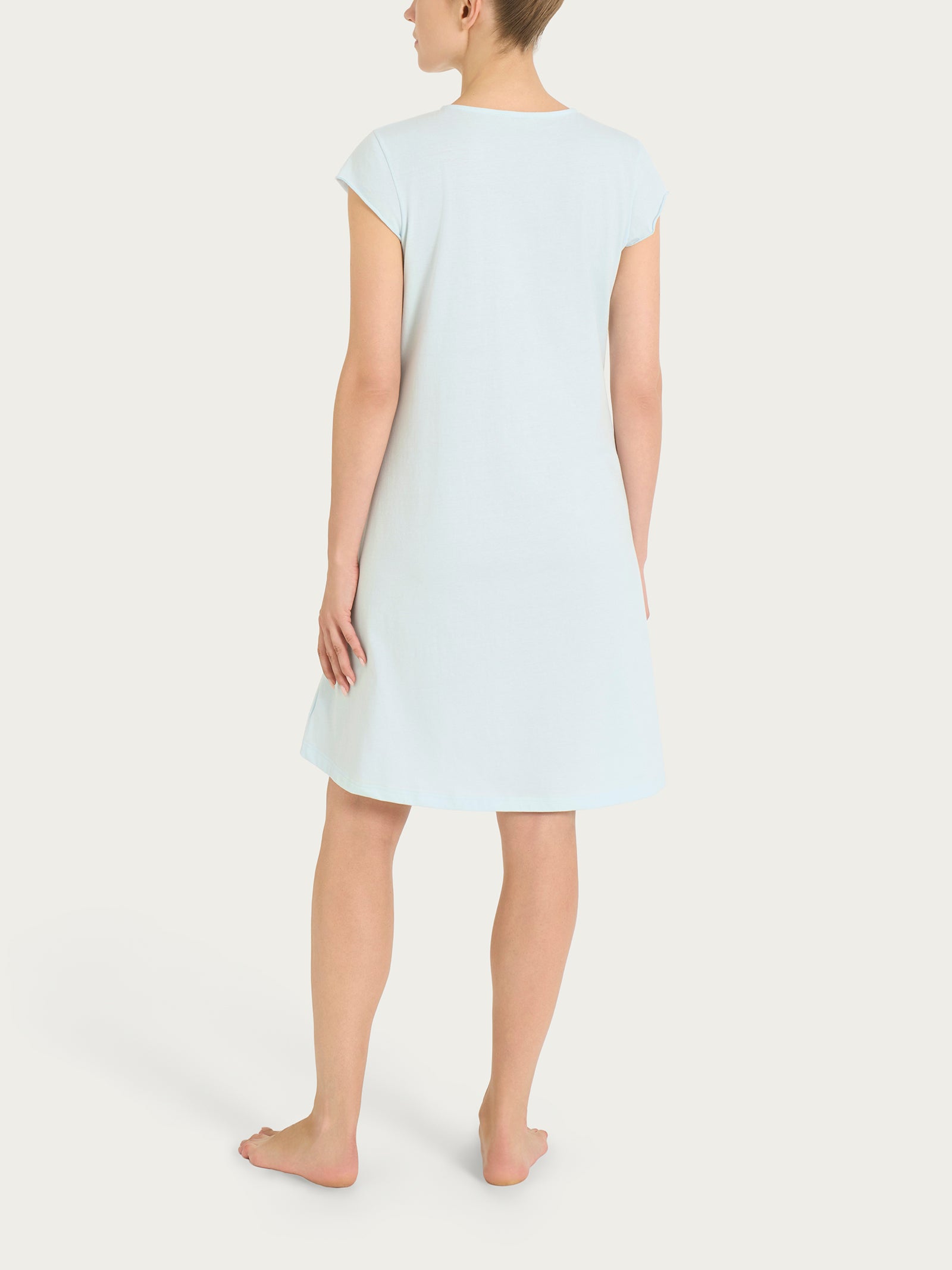 Ragno Jersey Cotone Camicia Notte Serafino camicia country air