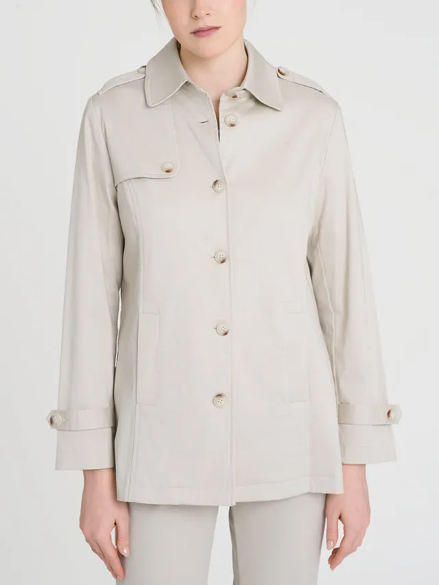 Ragno Satin Power WR trench Champignon leggero estate