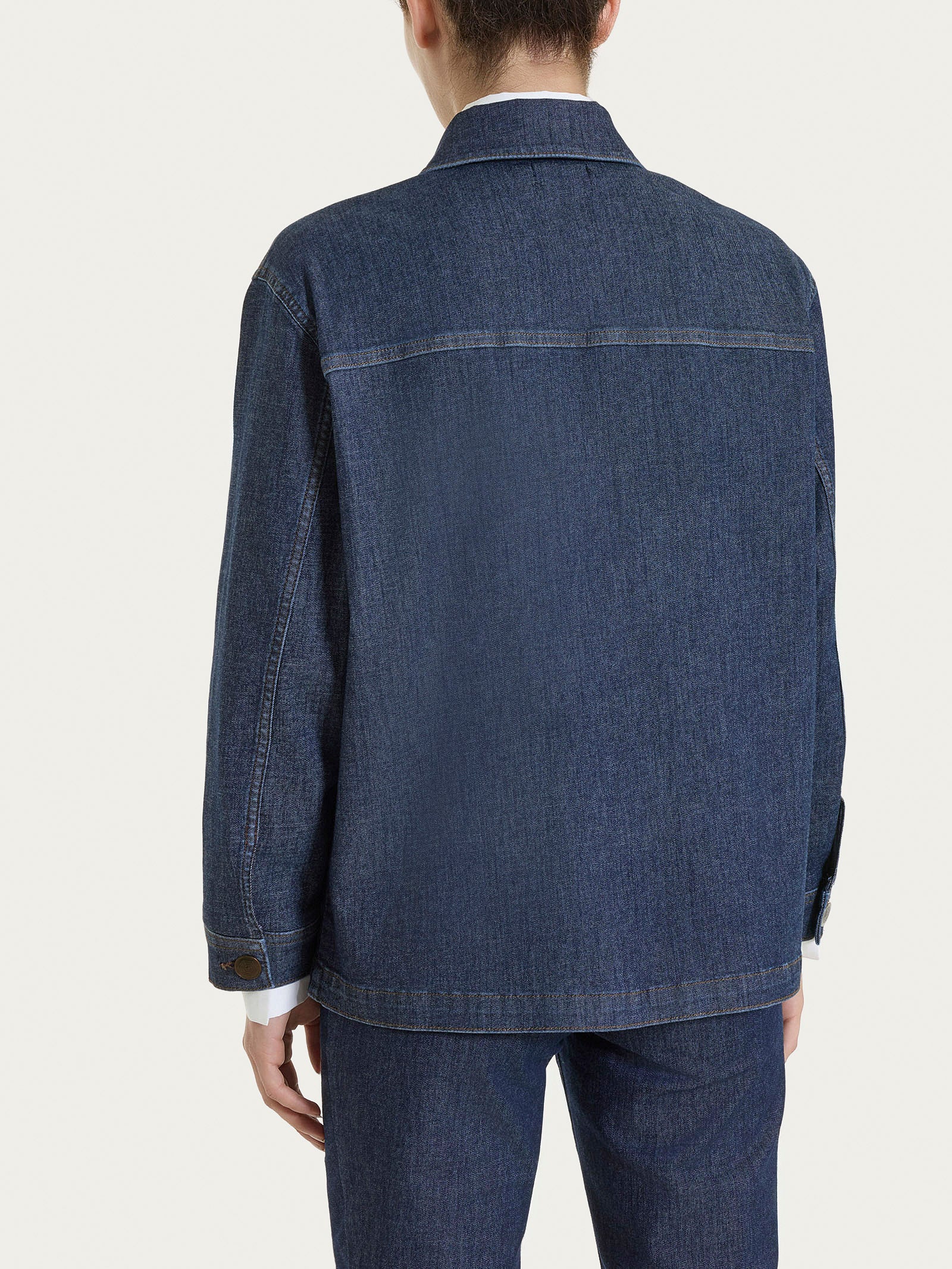 Ragno Super Denim giubbotto Light Denim Indigo leggero