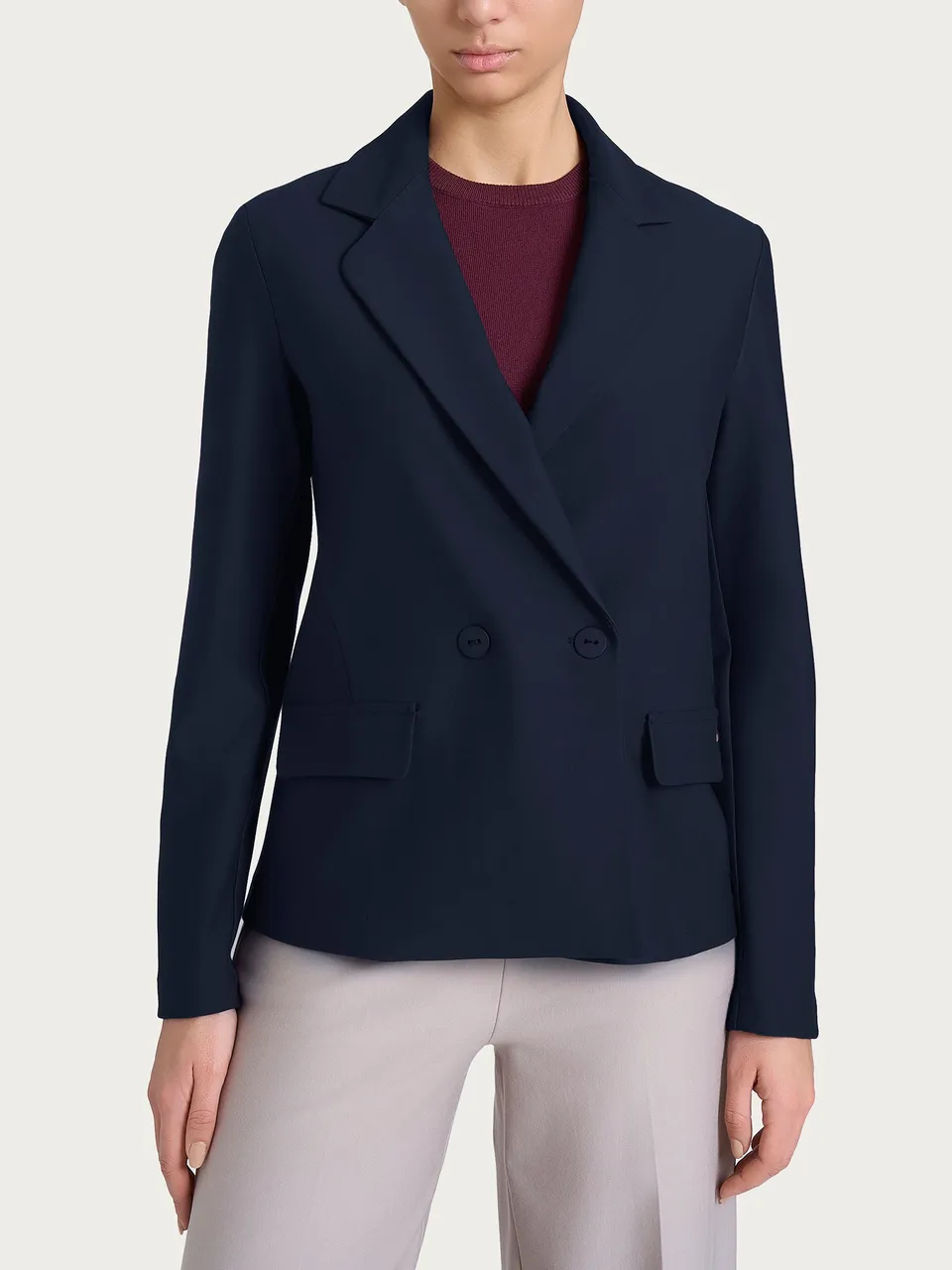 Ragno Compact Blazer Doppiopetto Persia Blu