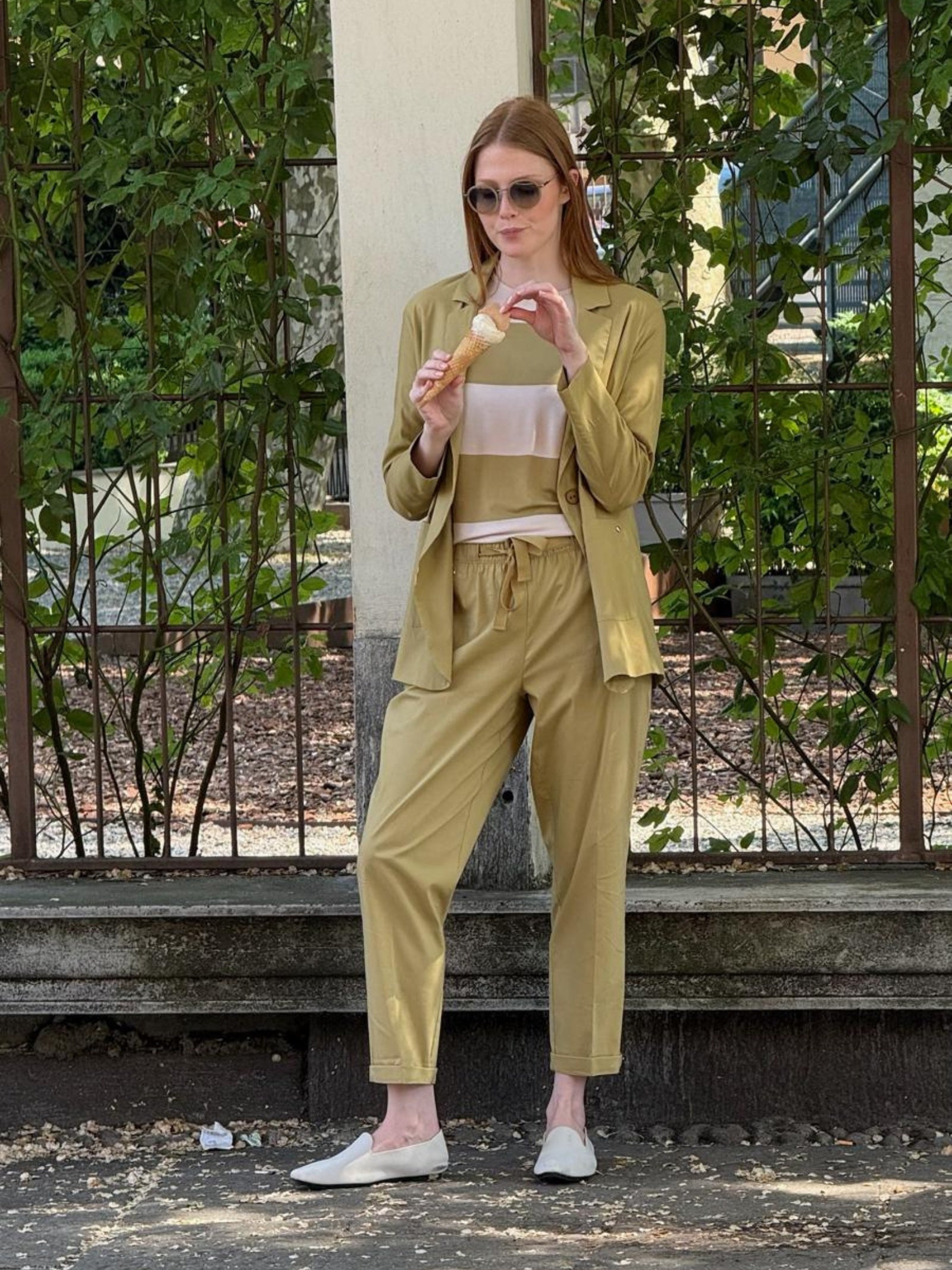 Ragno Super Fresh Blazer Destrutturato blazer khaki cotone