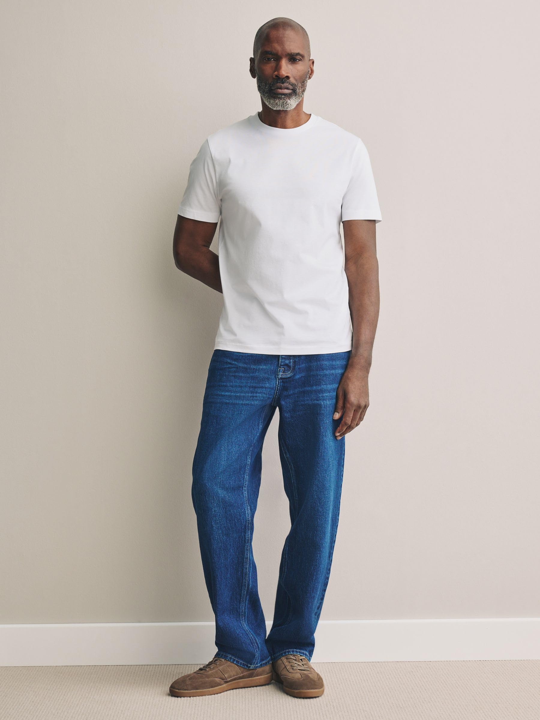 Next Signature t-shirt uomo girocollo cotone Supima