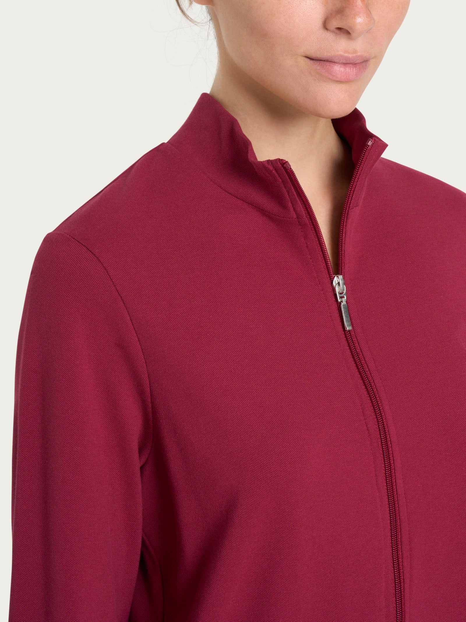 Ragno Eco Cotton Pigiama tuta tibetan red zip collo alto
