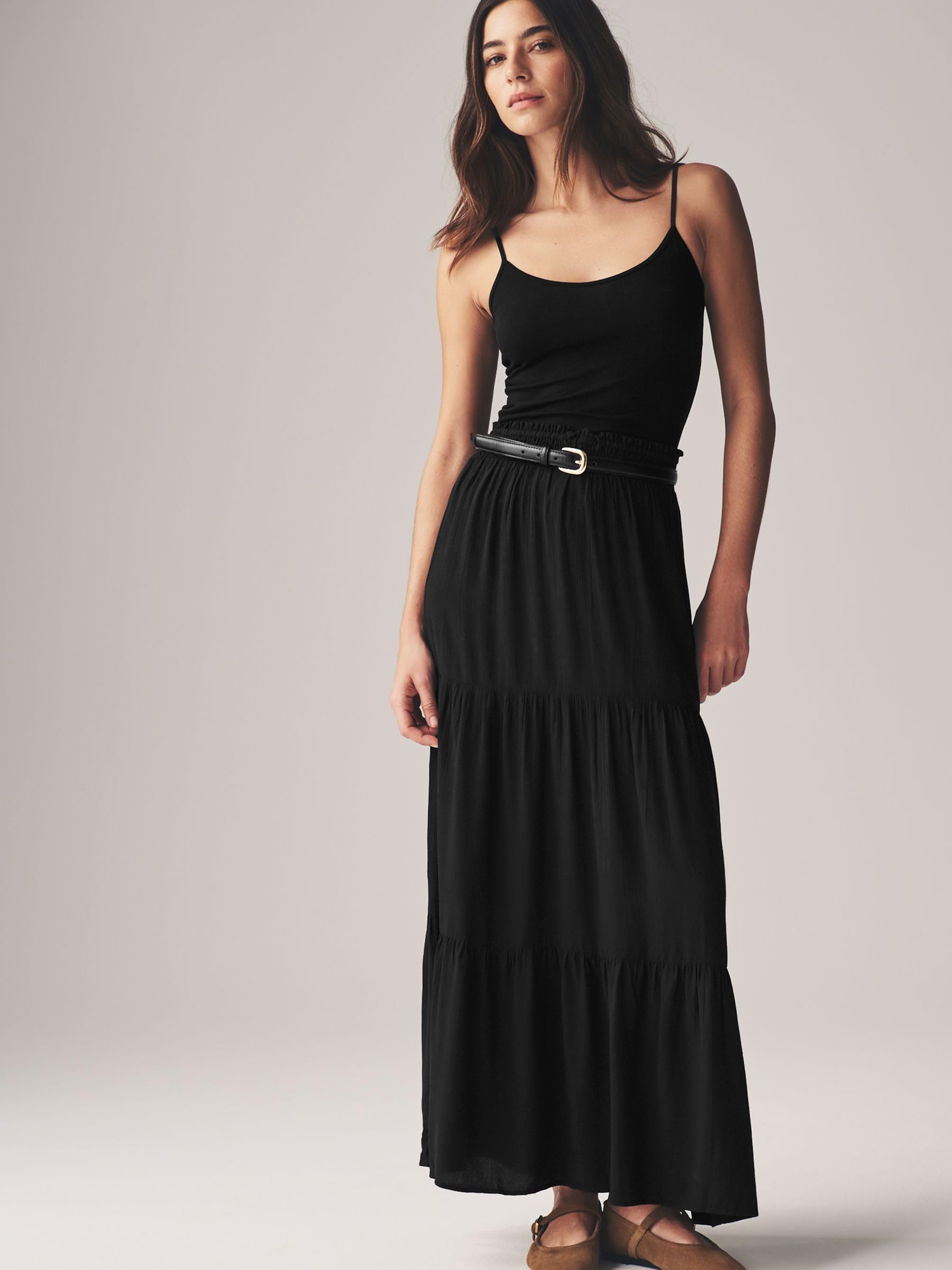 Next The Set gonna donna 2 pezzi viscosa maxi balze