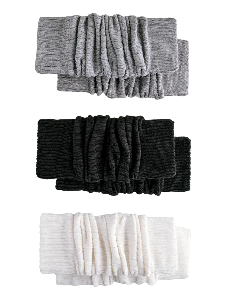 Geo Next The Set scaldamuscoli cotone 3 paia grigio ecru nero