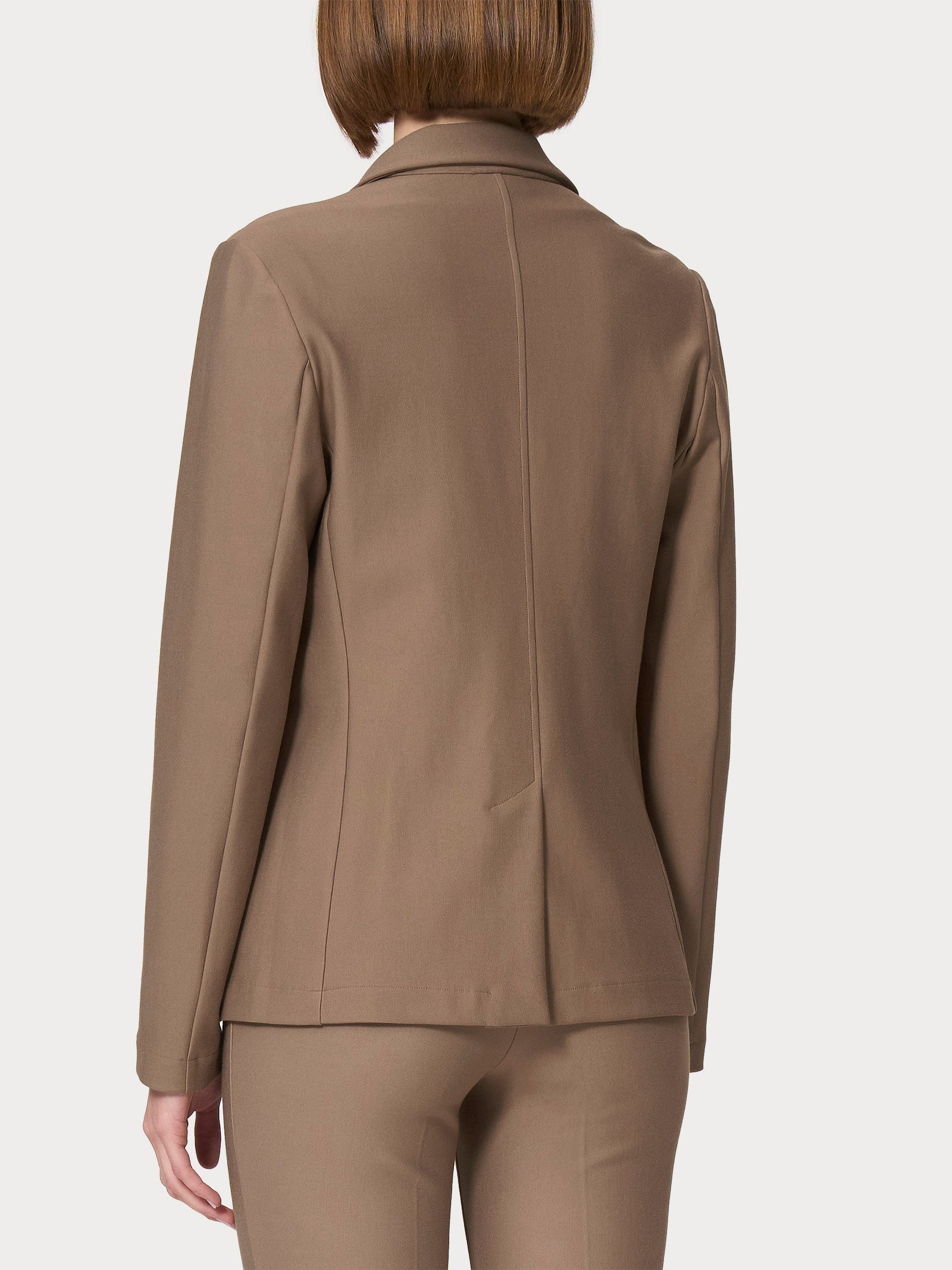 Ragno Compact Blazer Due Bottoni Pine Bark Marrone