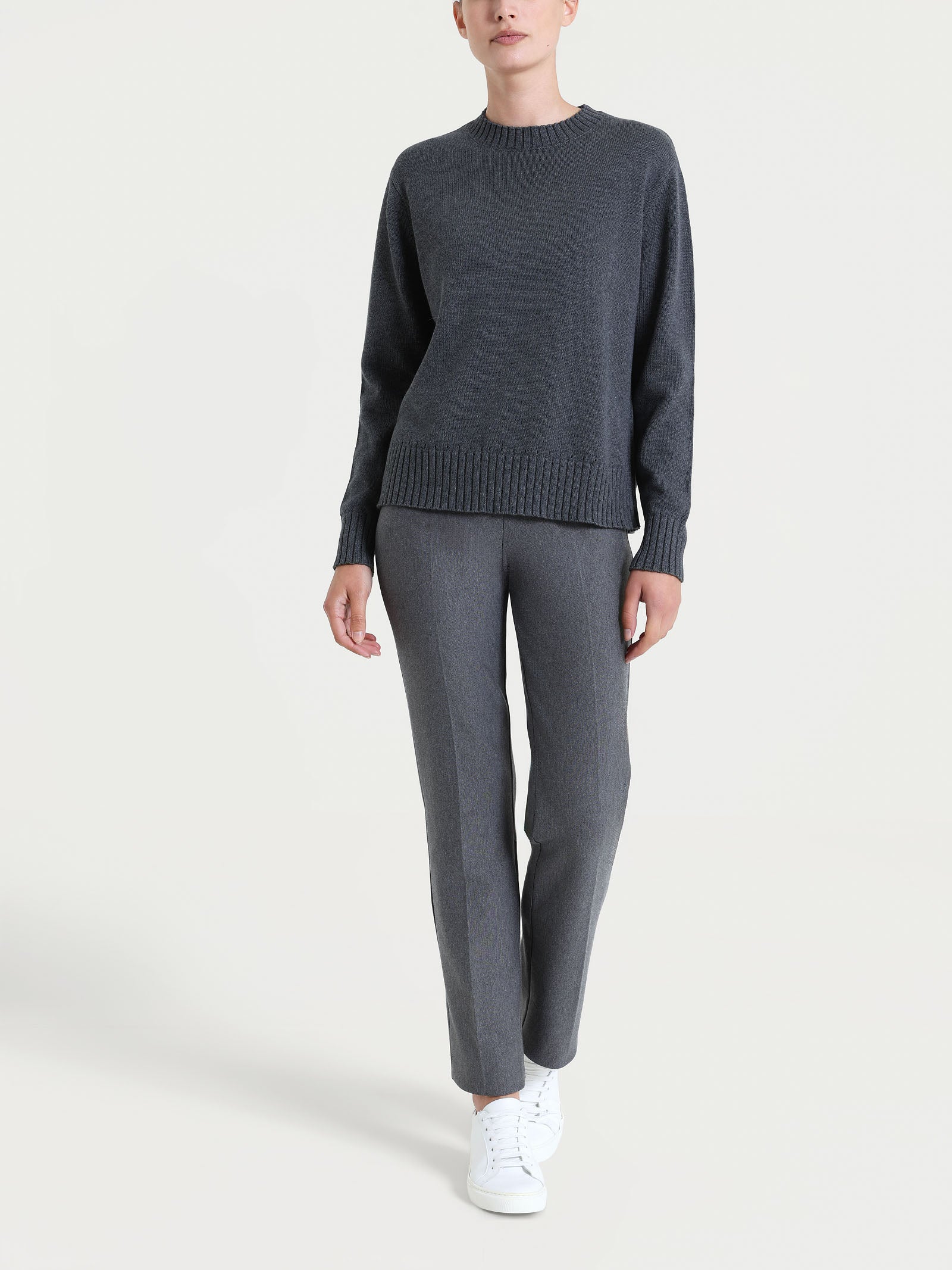Ragno Winter Cotton Maglia Donna Ardesia Mel. Puro Cotone