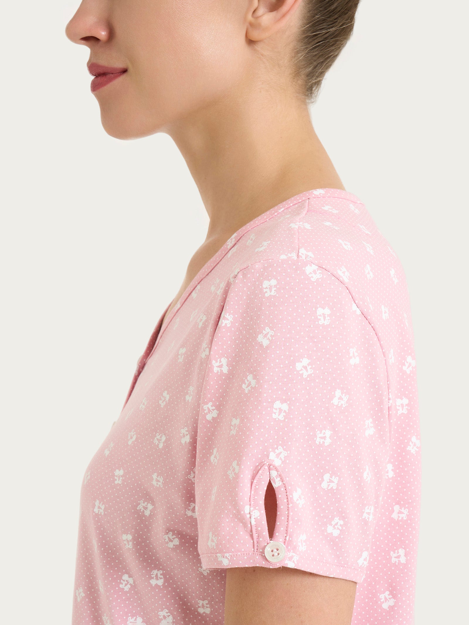 Ragno Sweet Emotion camicia da notte Cameo Pink