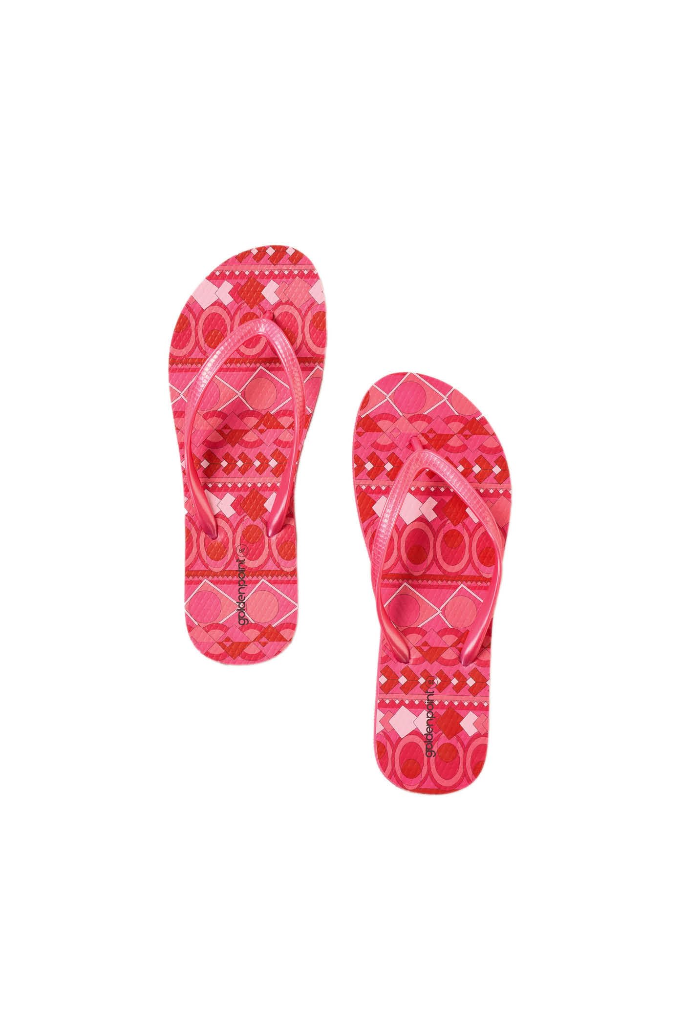 Goldenpoint Groovy Ciabatte Infradito Gomma Fantasia Geometrica