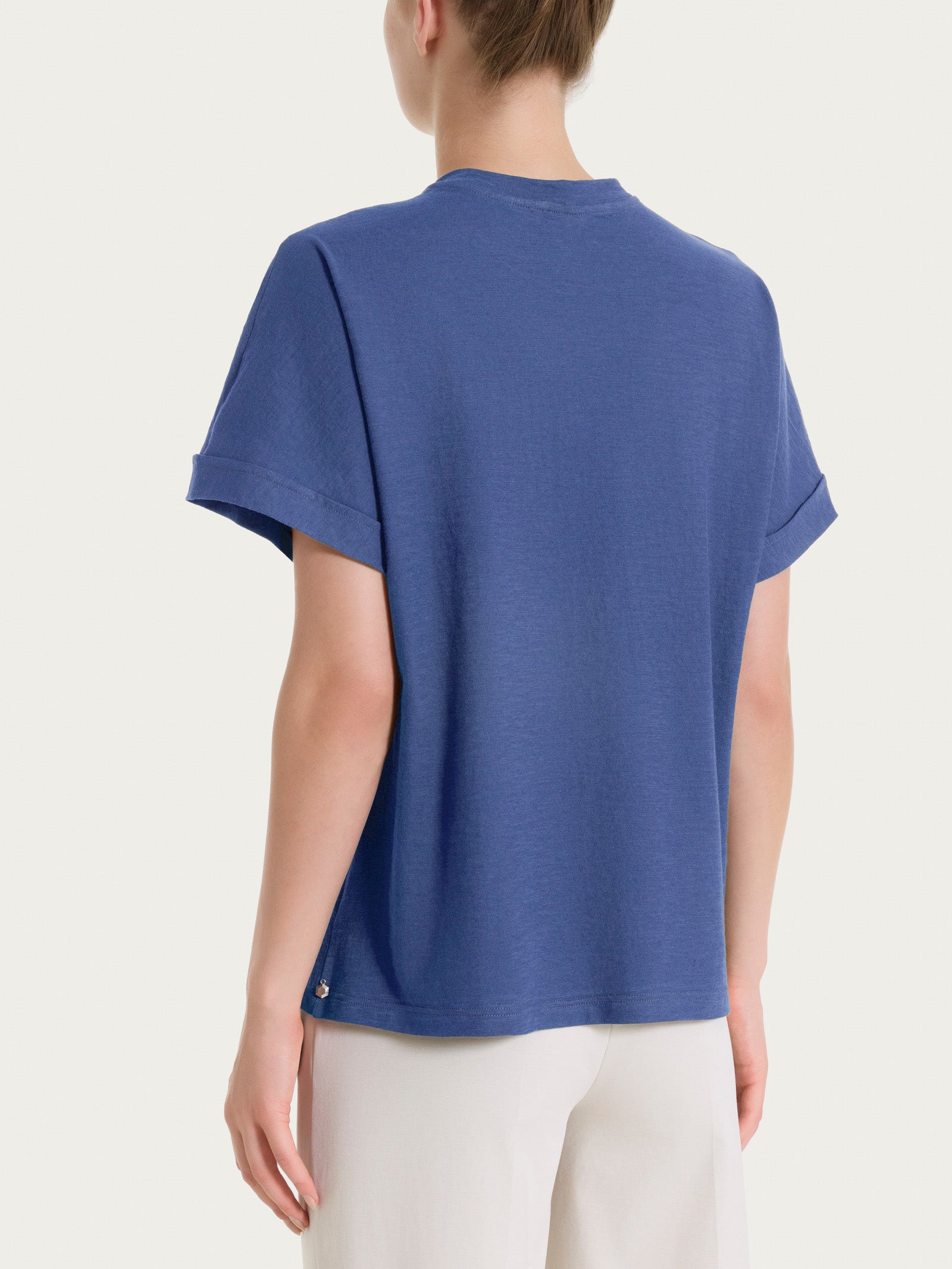 Ragno Puro Cotone Maglietta Over T-shirt Oceana slub jersey