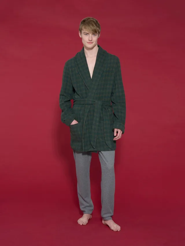 Ragno Vestaglia corta uomo pile Fant.Smeraldo