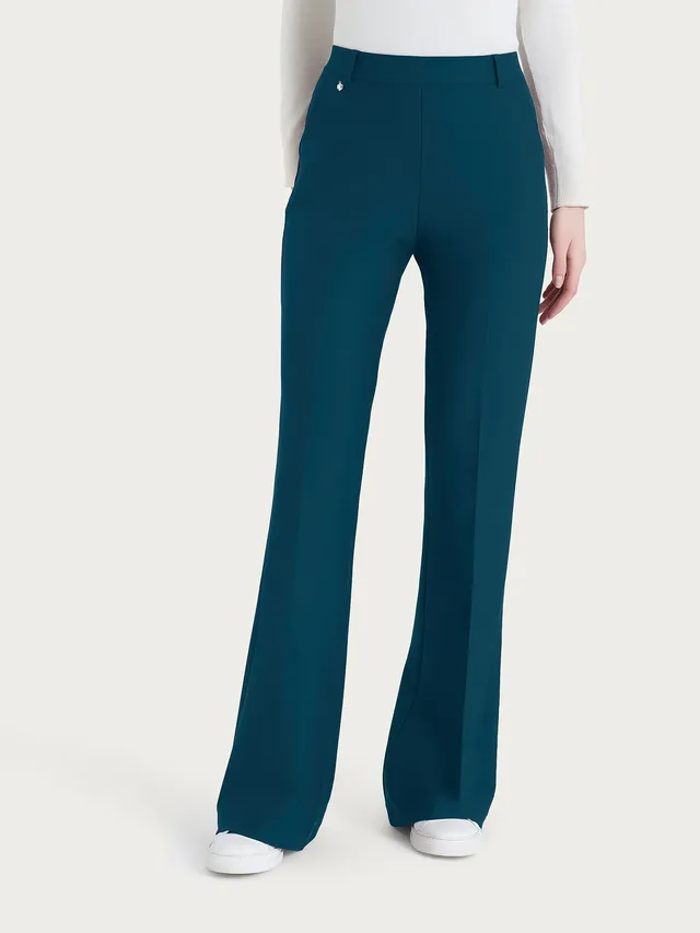 Ragno Compact The Flare pantalone blu con tasche Reflecting Pond