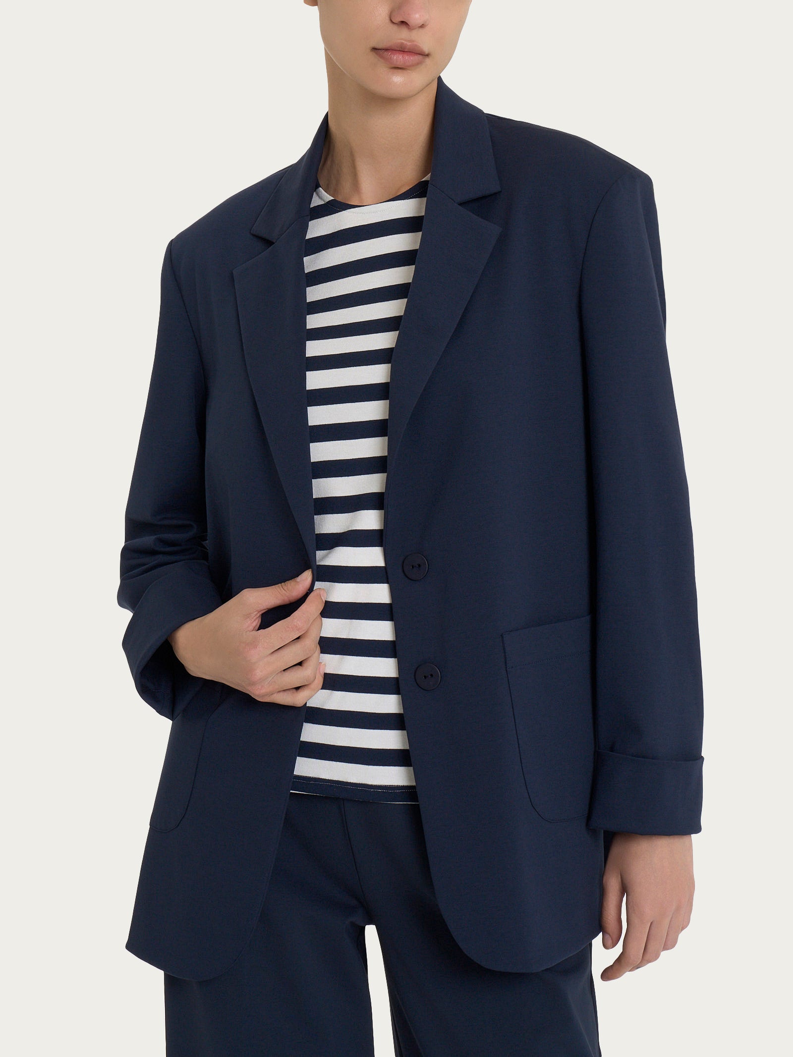 Ragno Compact Light Blazer Over giacca donna Bleu