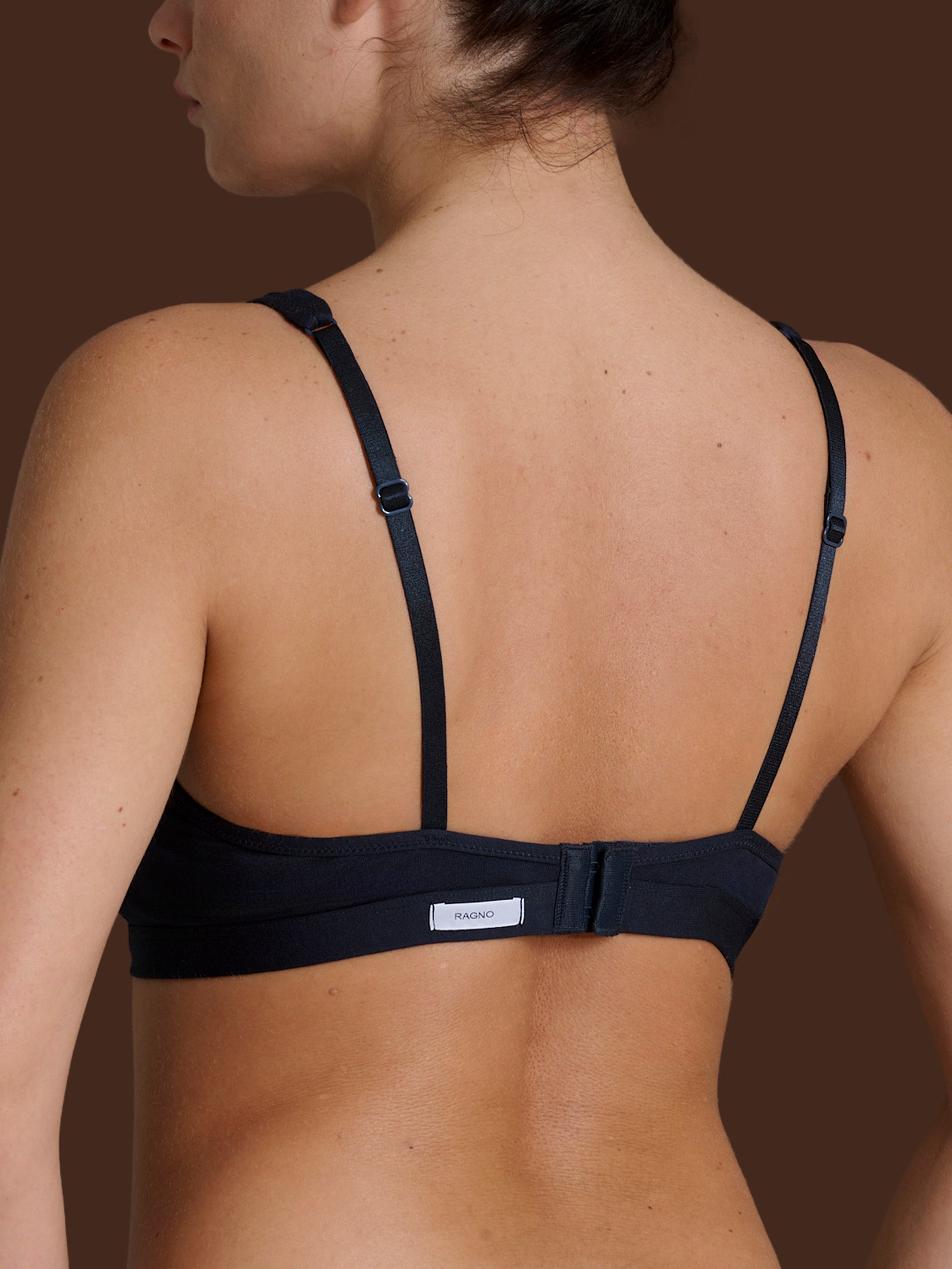 Ragno beYOUtiful Bralette reggiseno bleu cotone senza ferretto