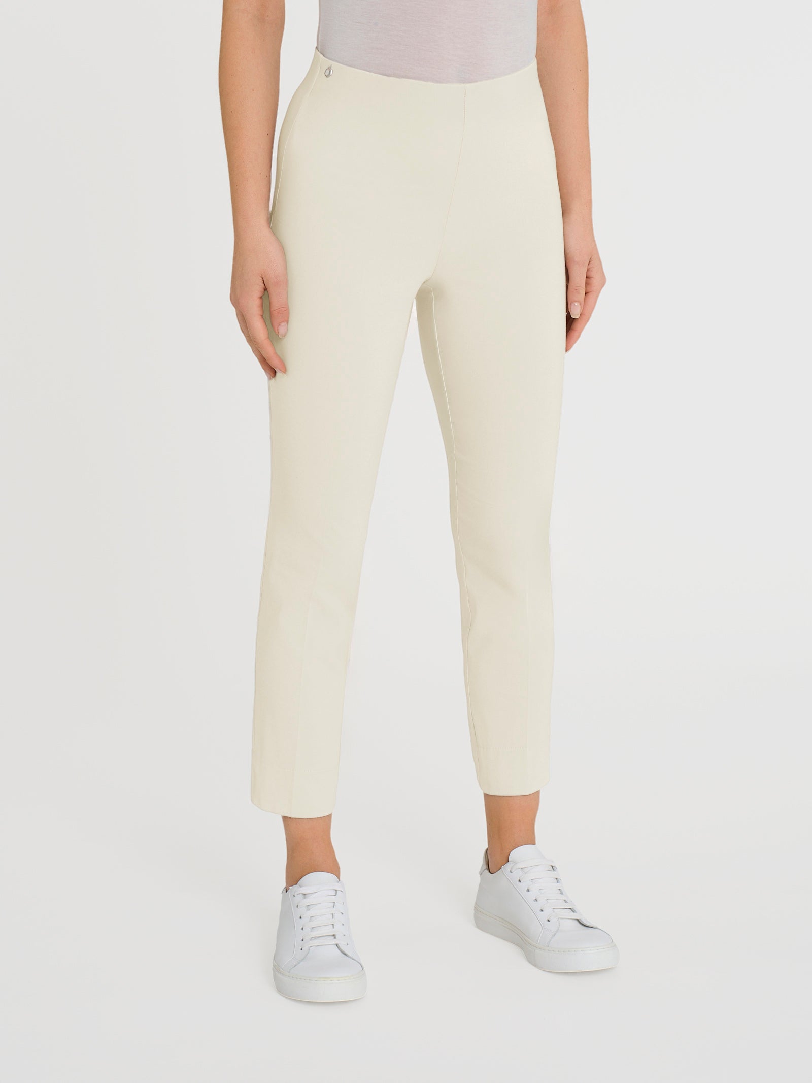 Ragno Super Fresh Pantalone Capri con Spacchetti Whitecap Gray cotone