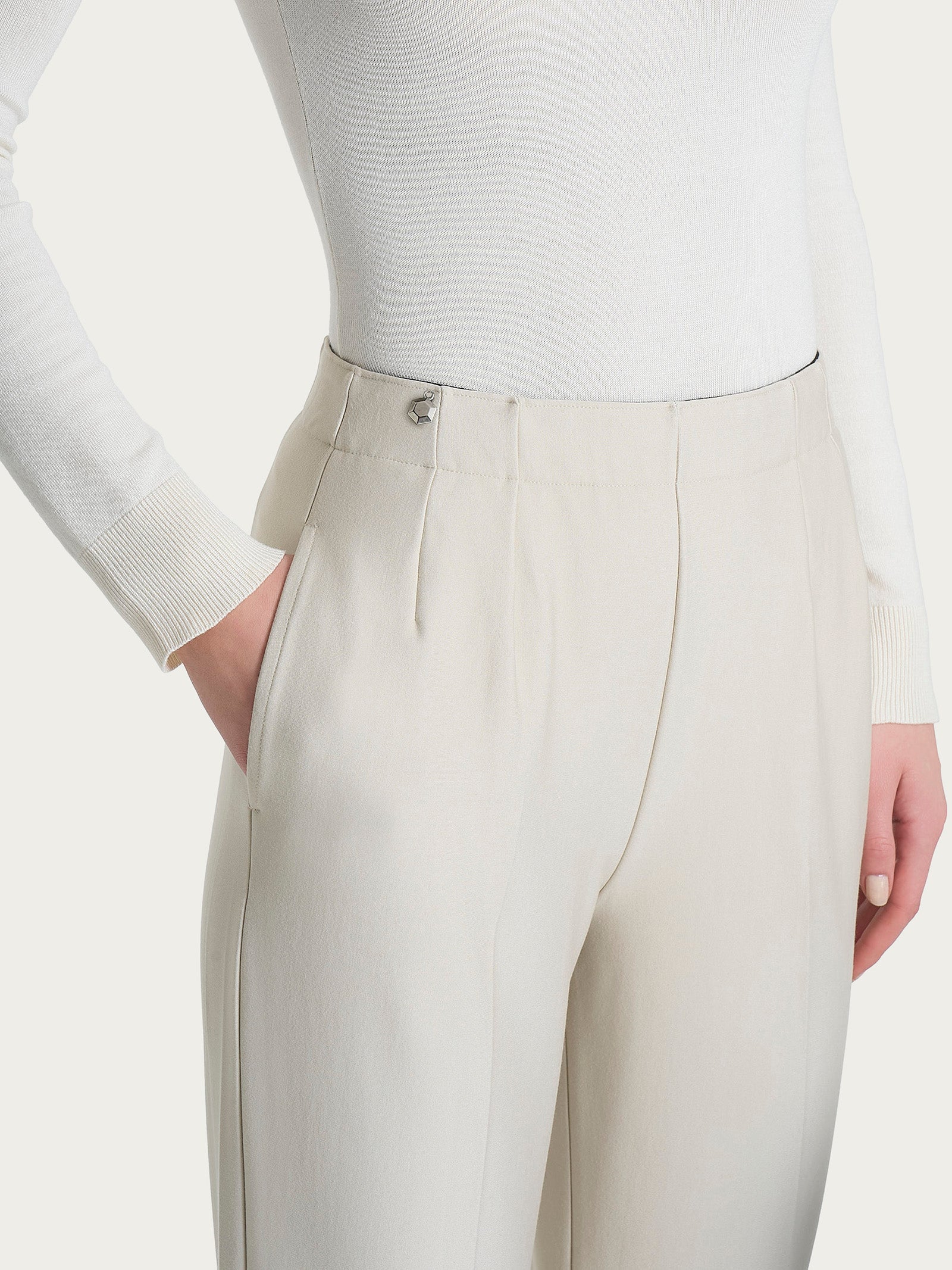 Ragno Pantalone a Carota Compact Champignon Elasticizzato
