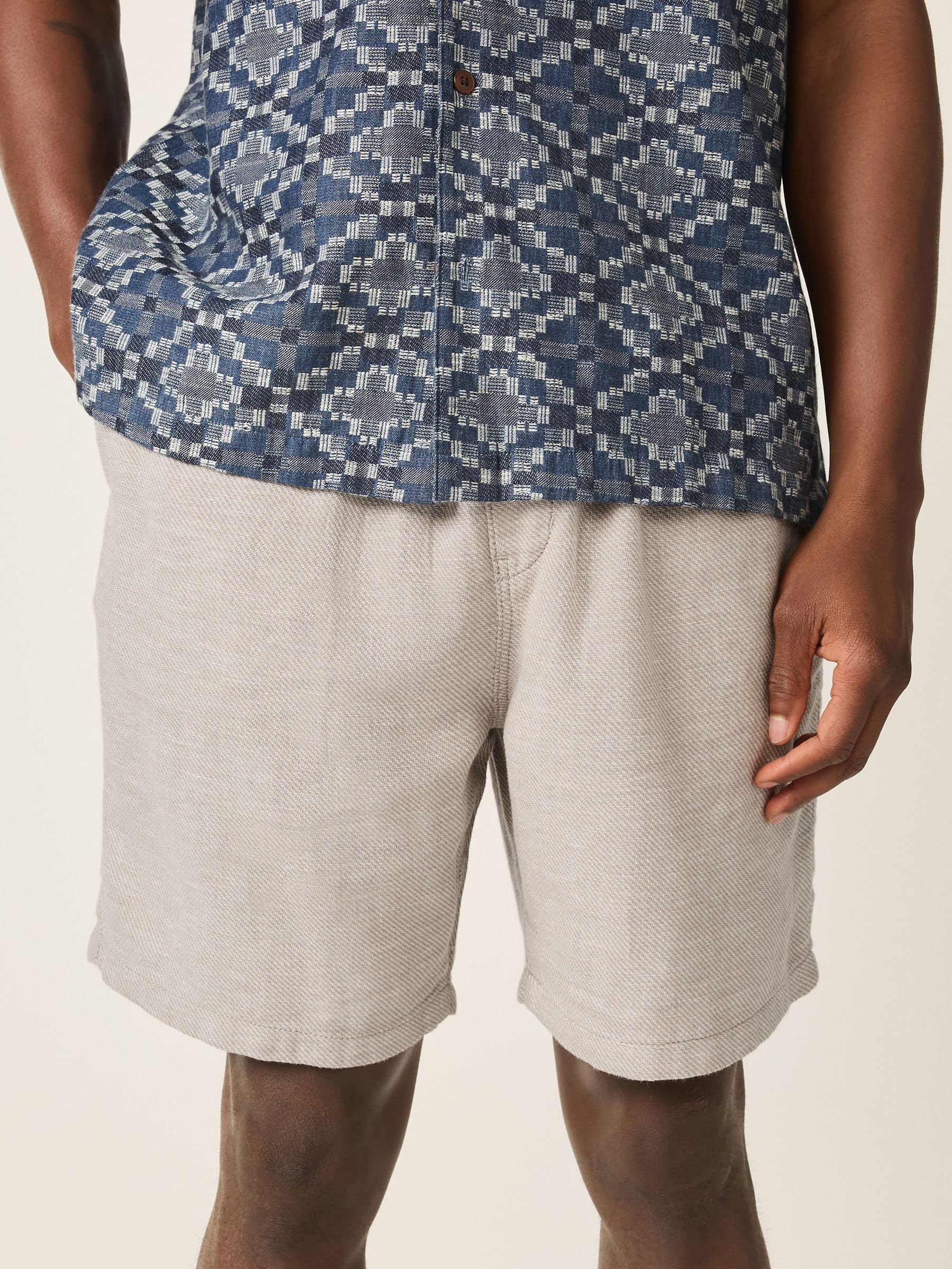 Next shorts misto lino uomo elastici uso quotidiano