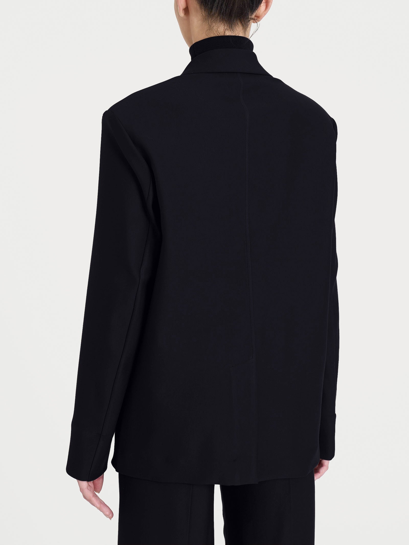 Ragno Compact blazer over donna Nero