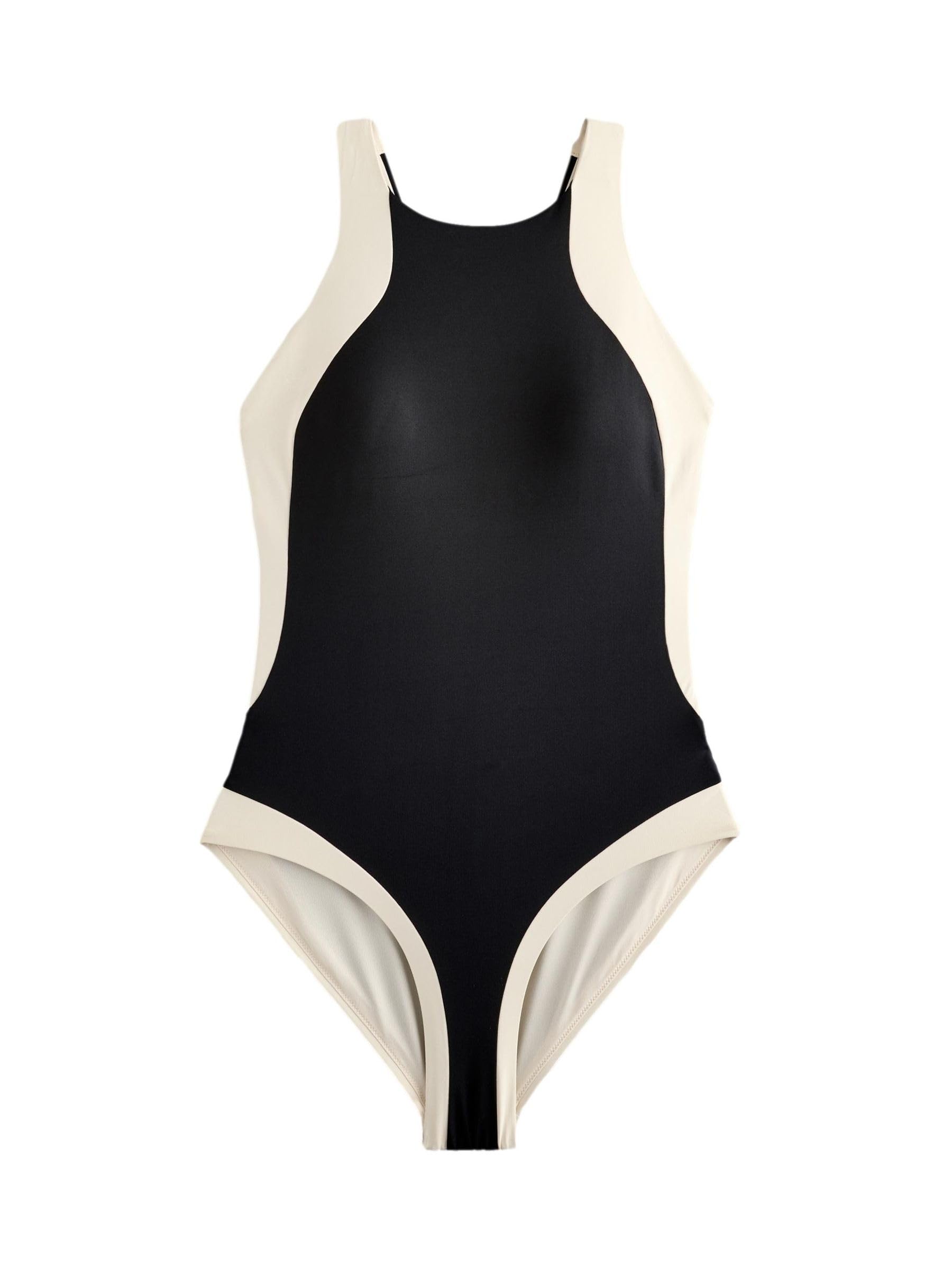 NEXT costume contenitivo 38 nero addome piatto