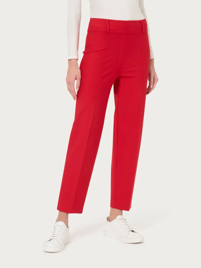 Ragno Compact Pantaloni Carrot Donna Salsa Elastici