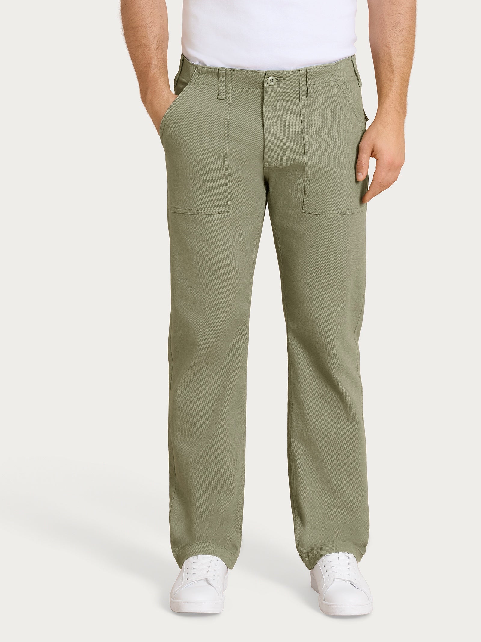 Ragno Raw Twill Pantalone Explorer uomo Deep Green