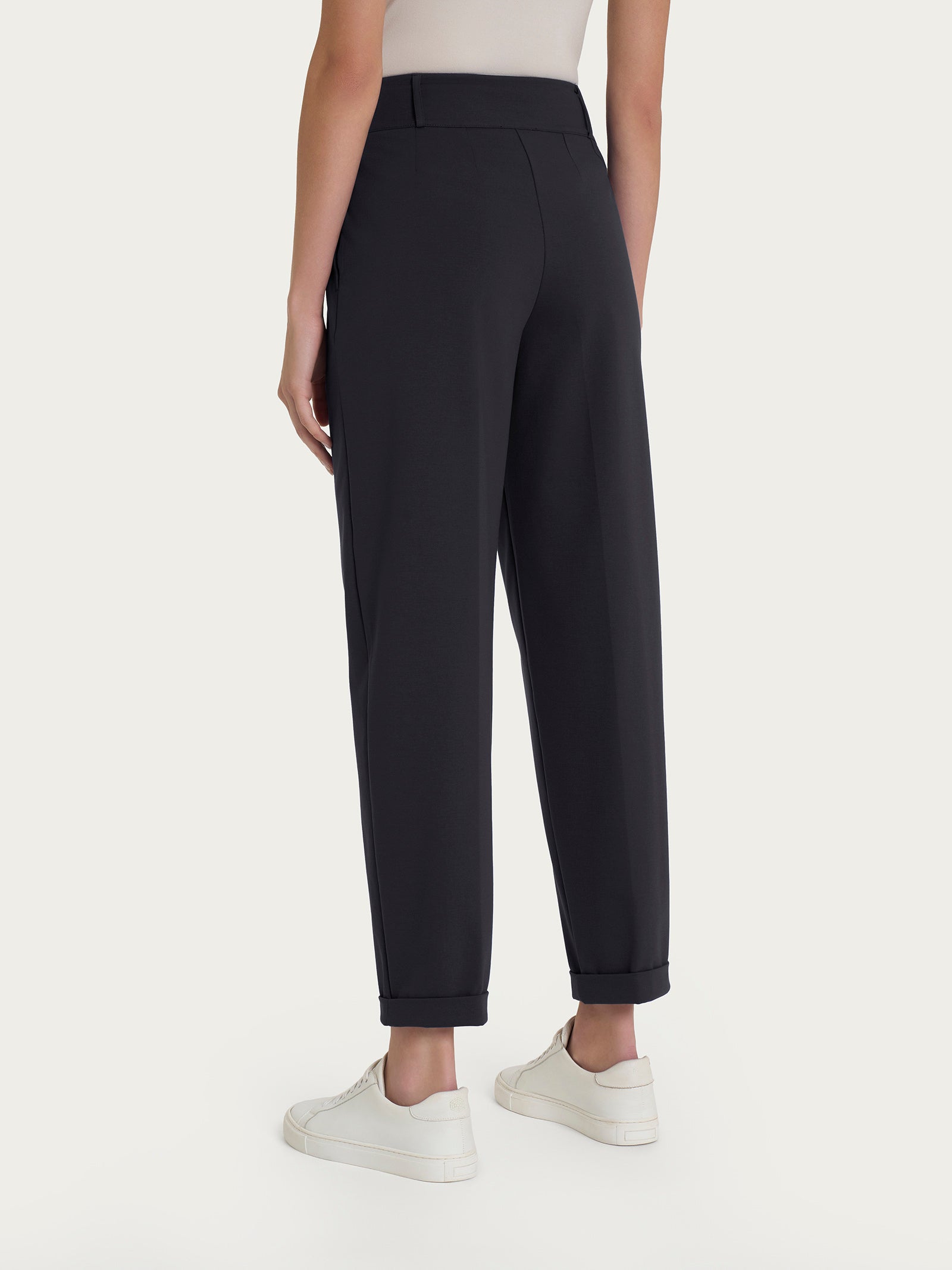 Ragno Compact Light pantalone carota nero estivo