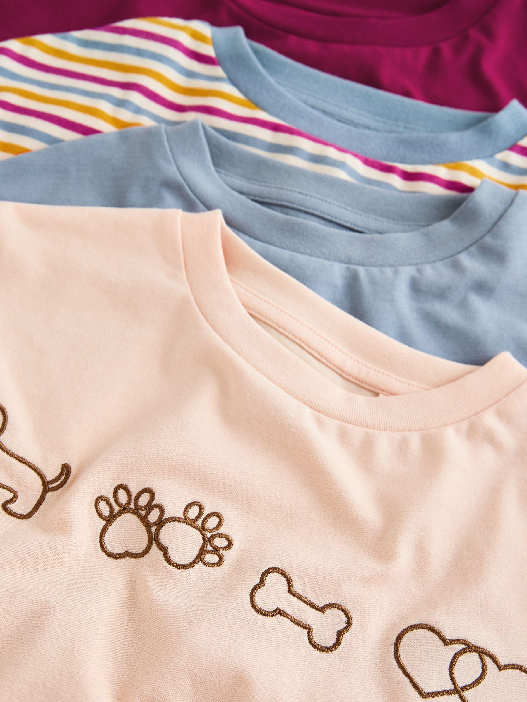 Next T-Shirt Oversize bambina 4 pezzi 110 vestibilità comoda