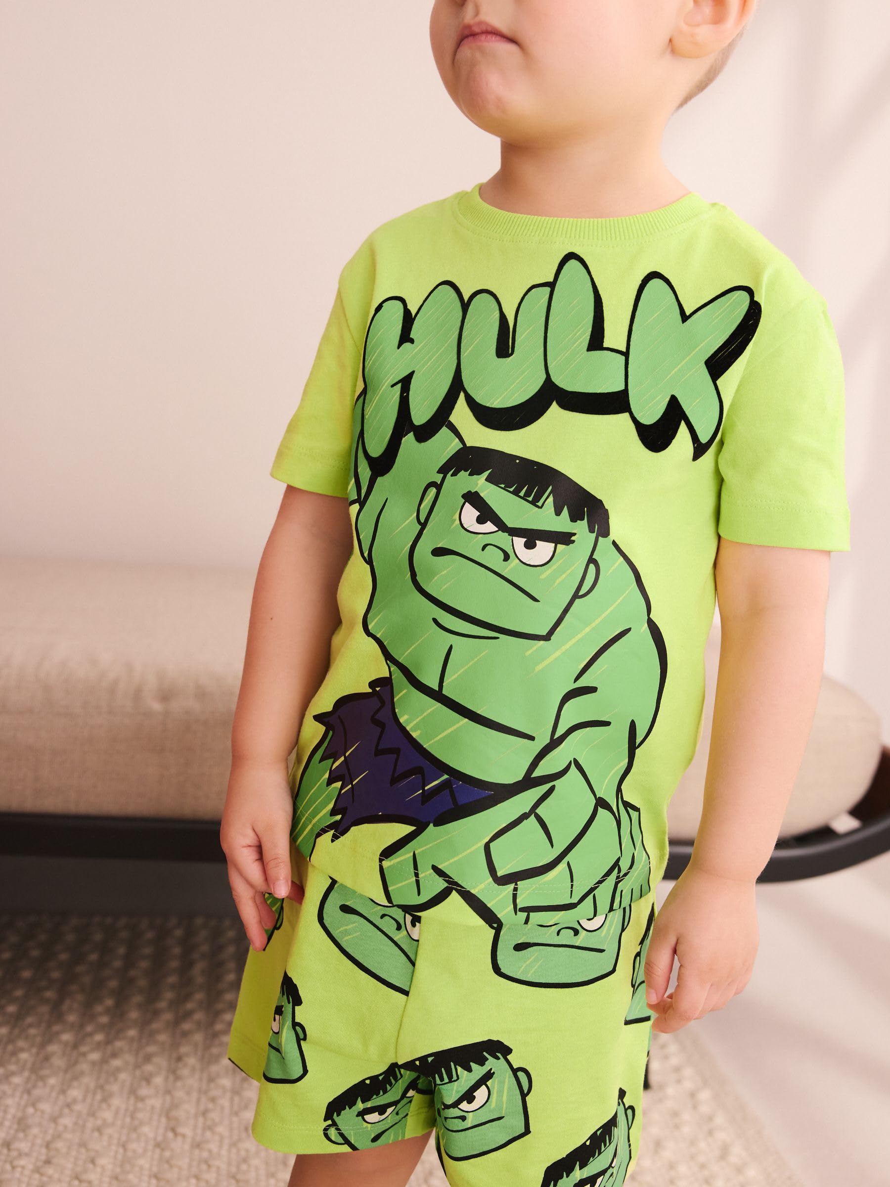 Next Marvel pigiama corto bambino 3 pezzi 92-98 estivo