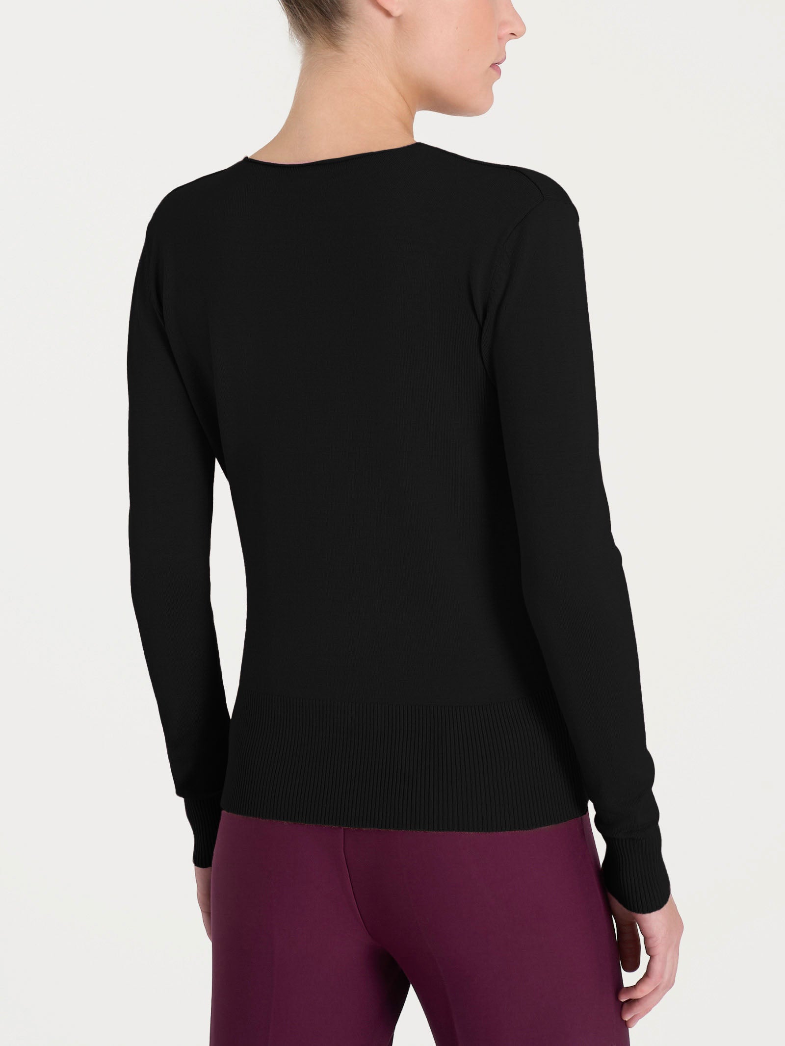 Ragno Four Seasons Portafoglio Maglia Nero scollo a V