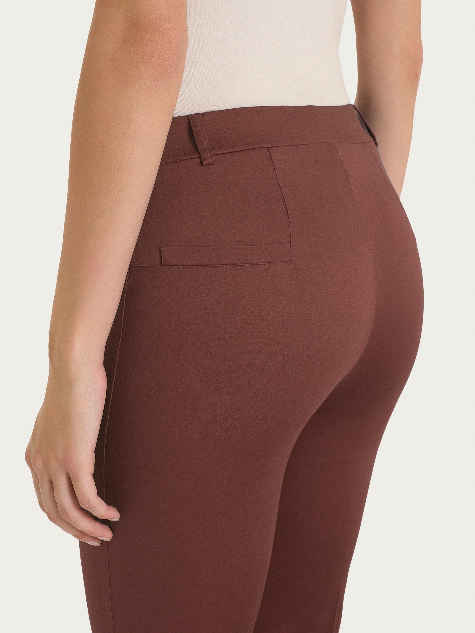 Ragno Satin Power Pantalone Flare Cappuccino Cotone