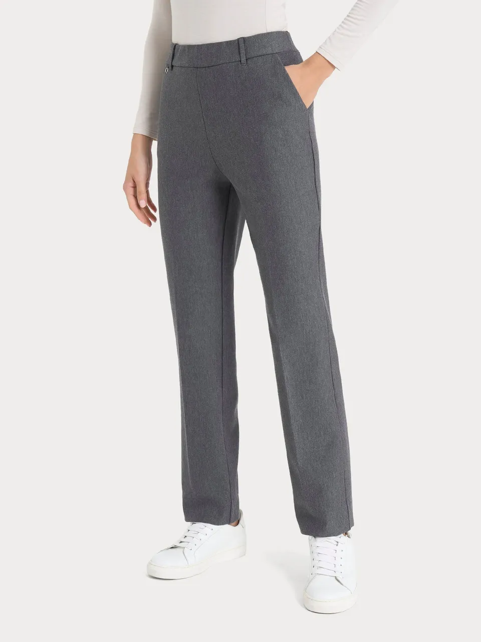 Ragno Compact pantalone dritto Ardesia Mel tasche laterali