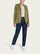 Ragno Compact blazer 2 bottoni camoscio sfagno regular