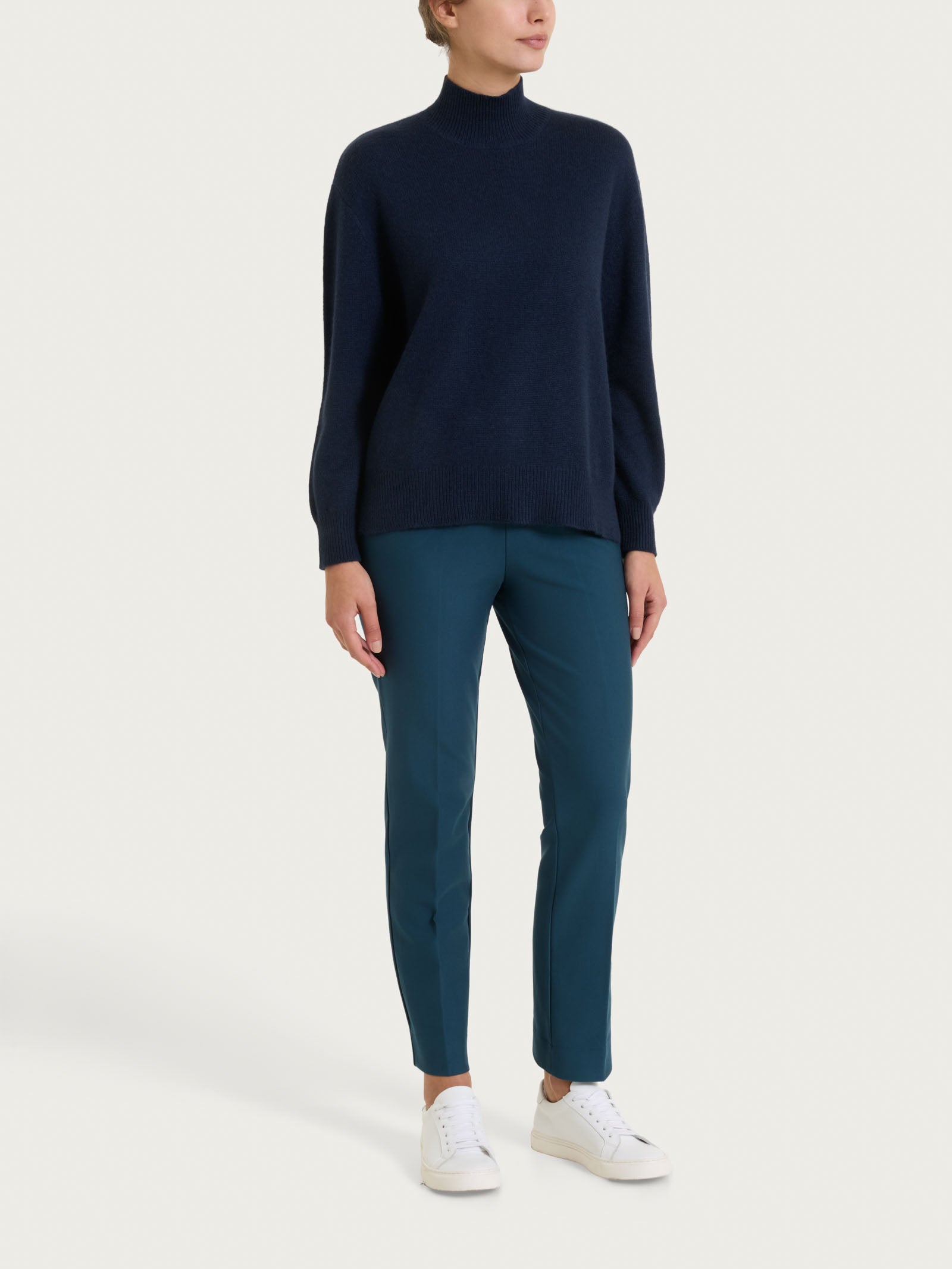 Ragno Lupetto Donna Natural Soft Bleu