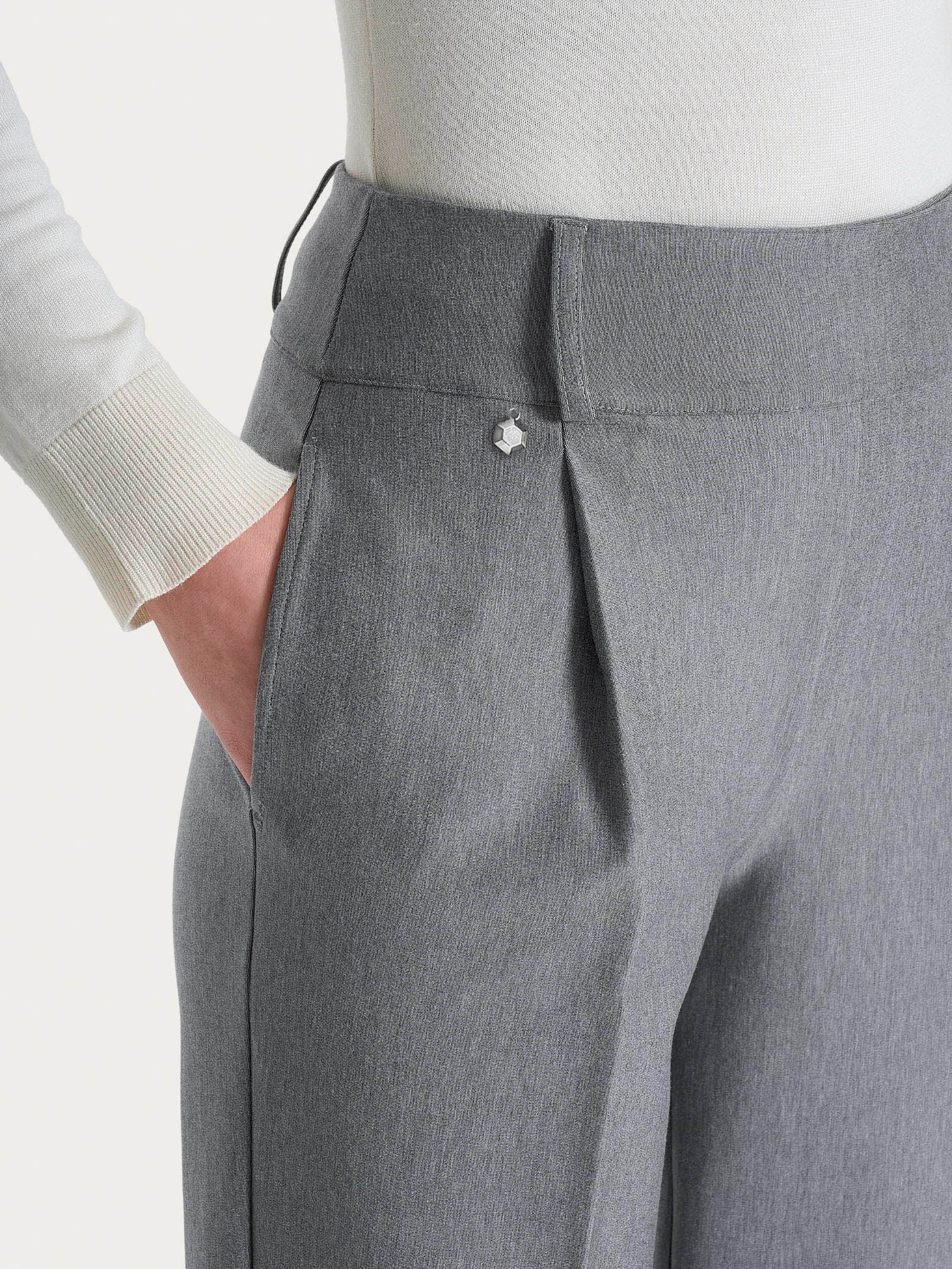 Ragno Compact pantalone carota grigio Grigio Mel
