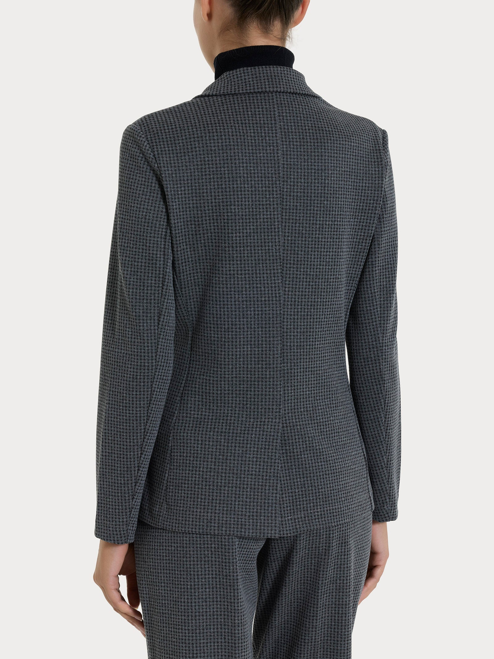 Ragno Blazer Due Bottoni giacca ardesia micro check