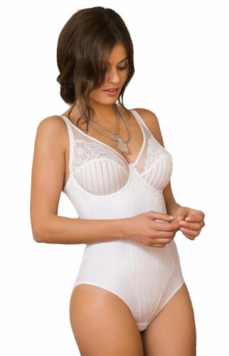 Lady C body modellante pizzo coppa D 3D senza imbottitura elegante