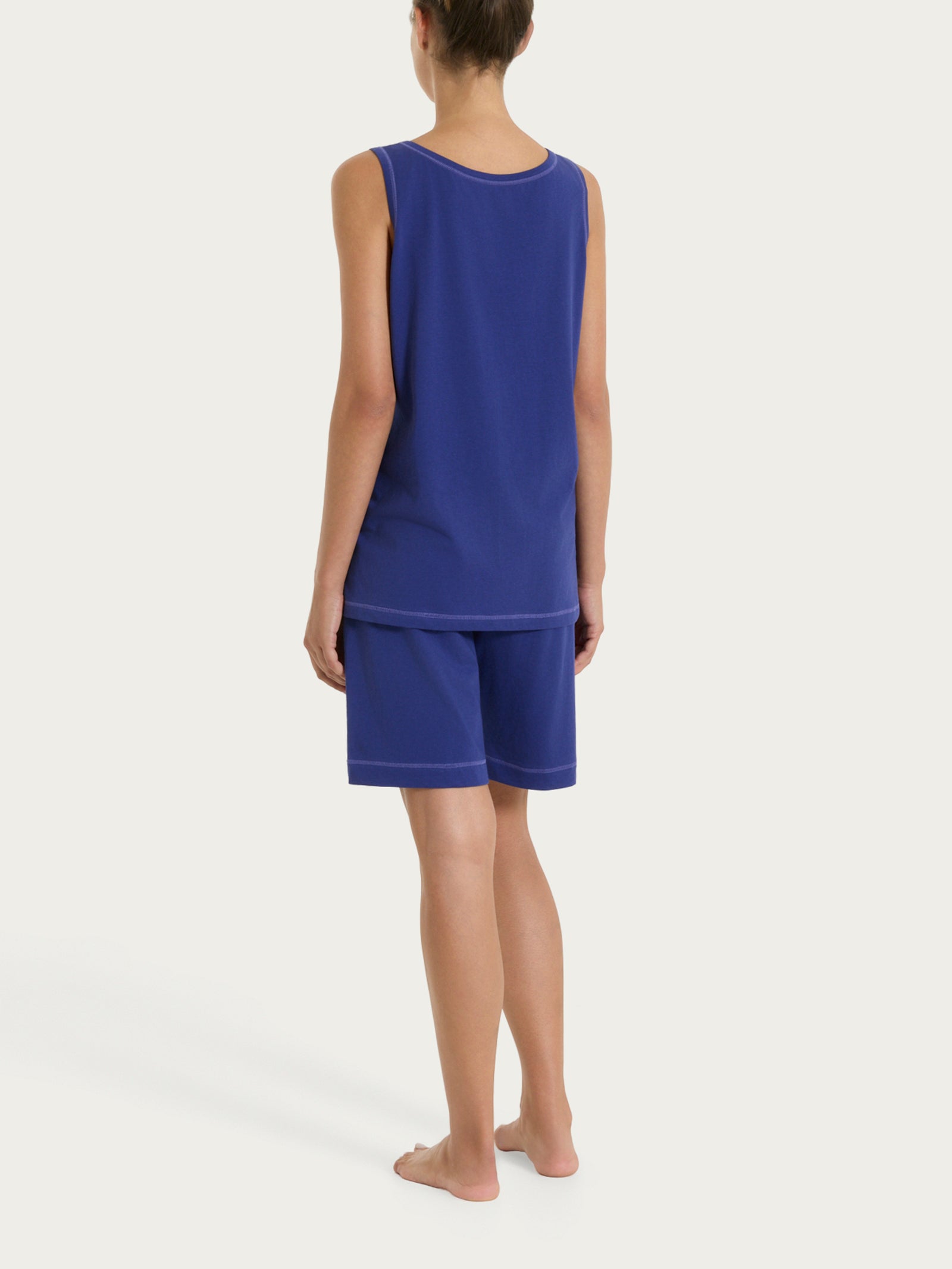 Ragno Jersey Pigiama Corto smanicato cotone Navy Blue