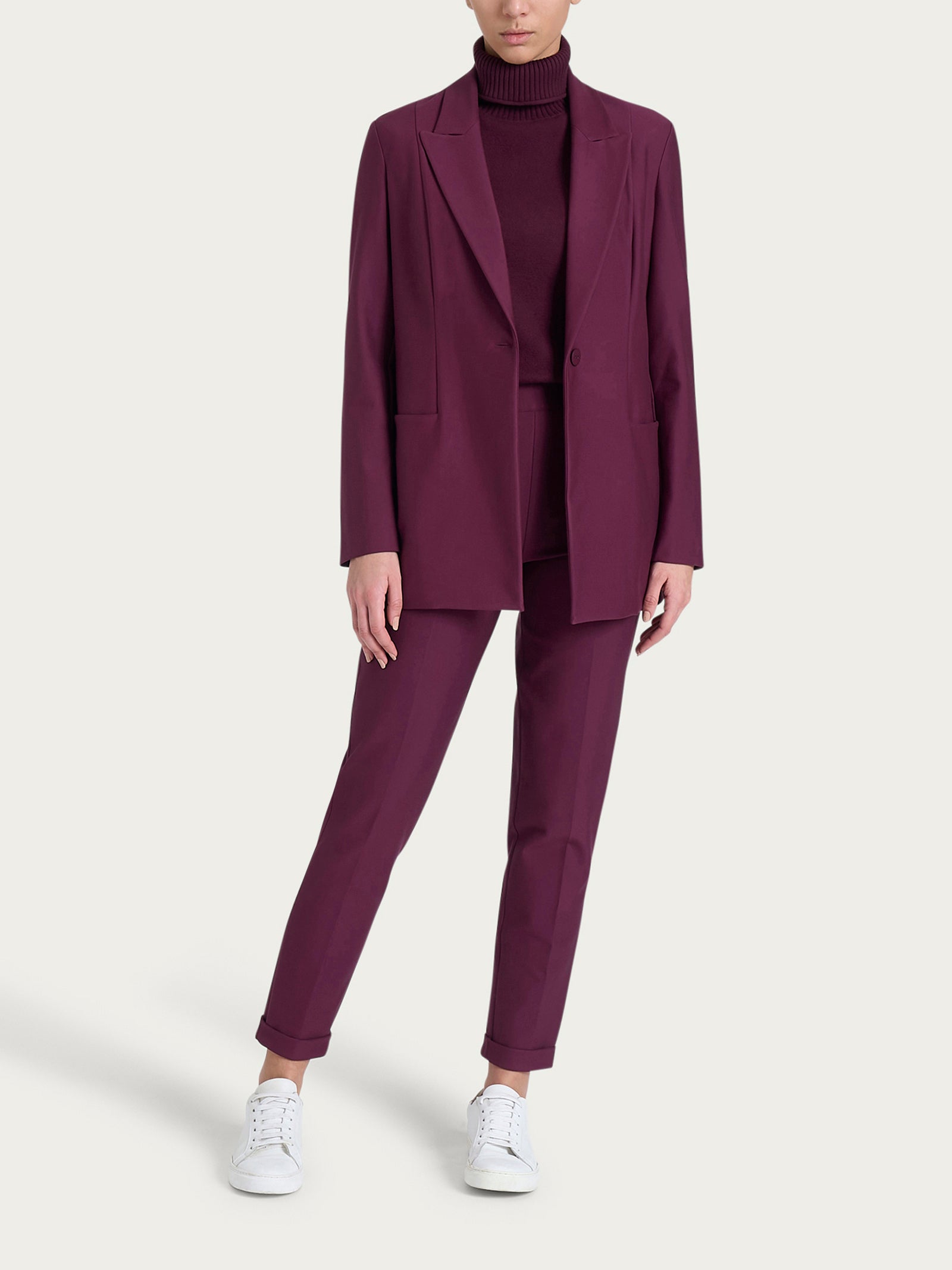 Ragno Compact blazer over rever lancia Fig elasticizzato